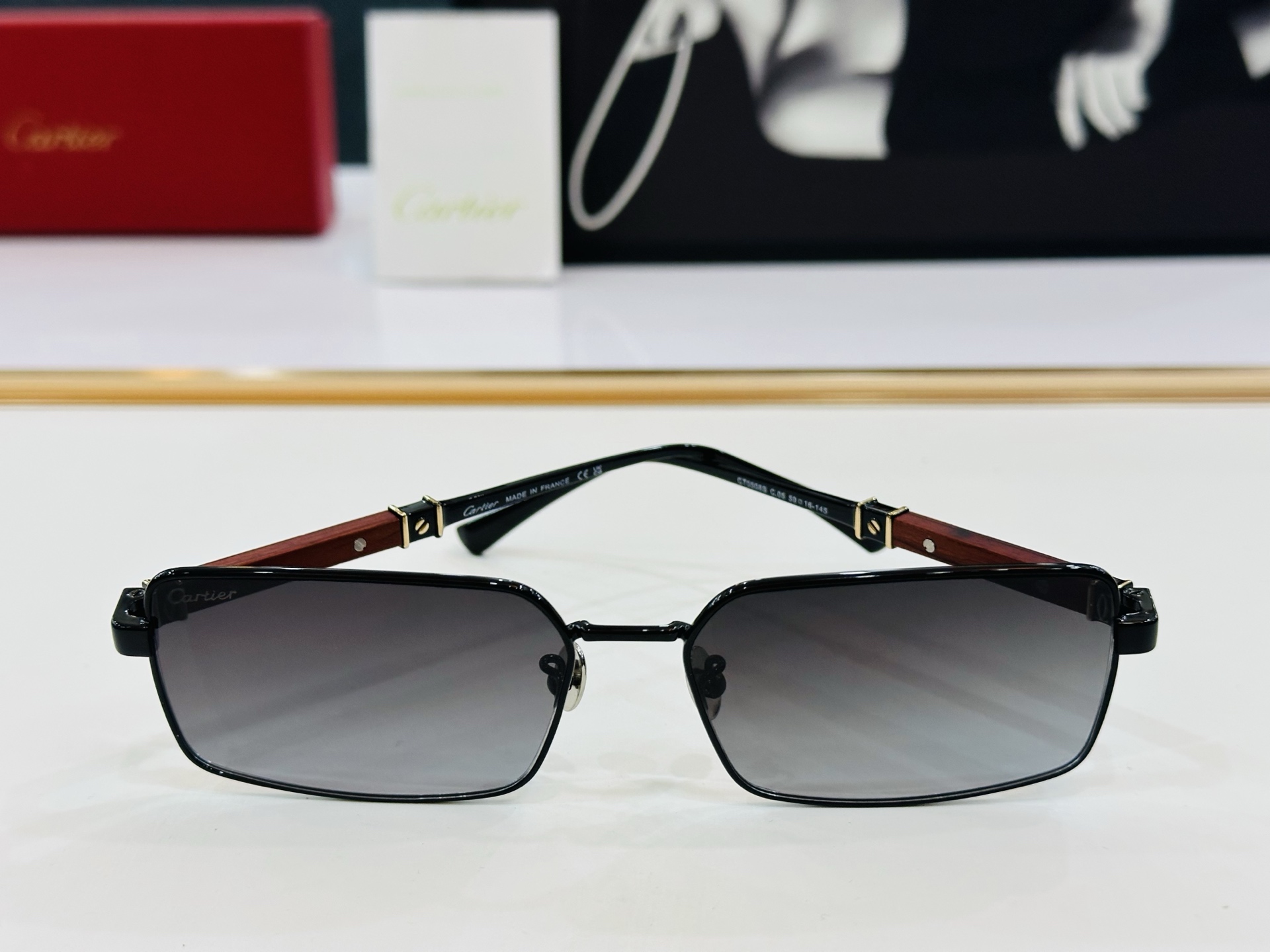 Cartie* 卡家 CT0508S 太阳镜 Size：59口16-145 工艺精湛气质十足！q男女同款