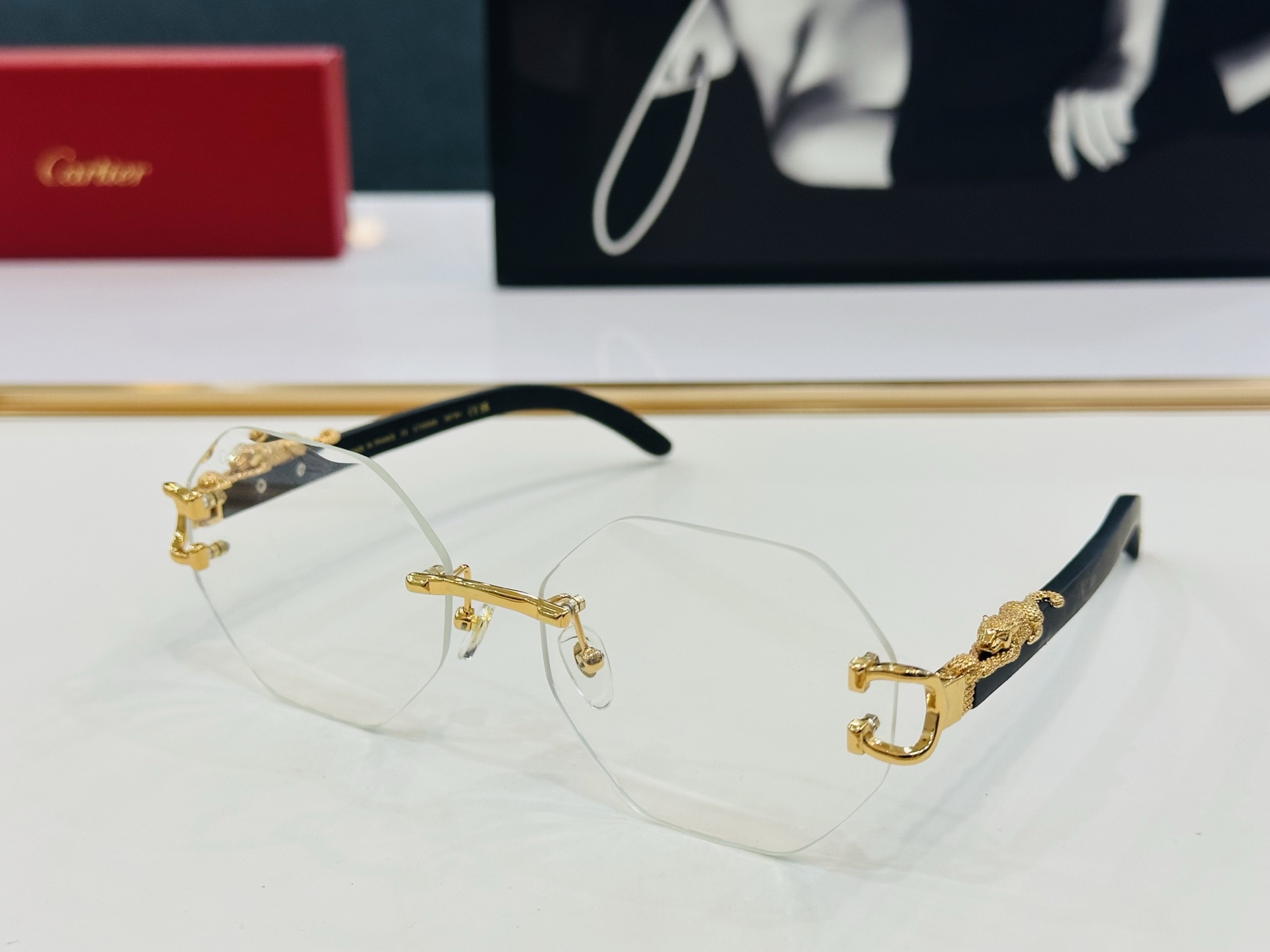 🆕 原版Cartie* 卡家 官网经典款 太阳镜 CT0558S Size：58口17-143 电镀工艺