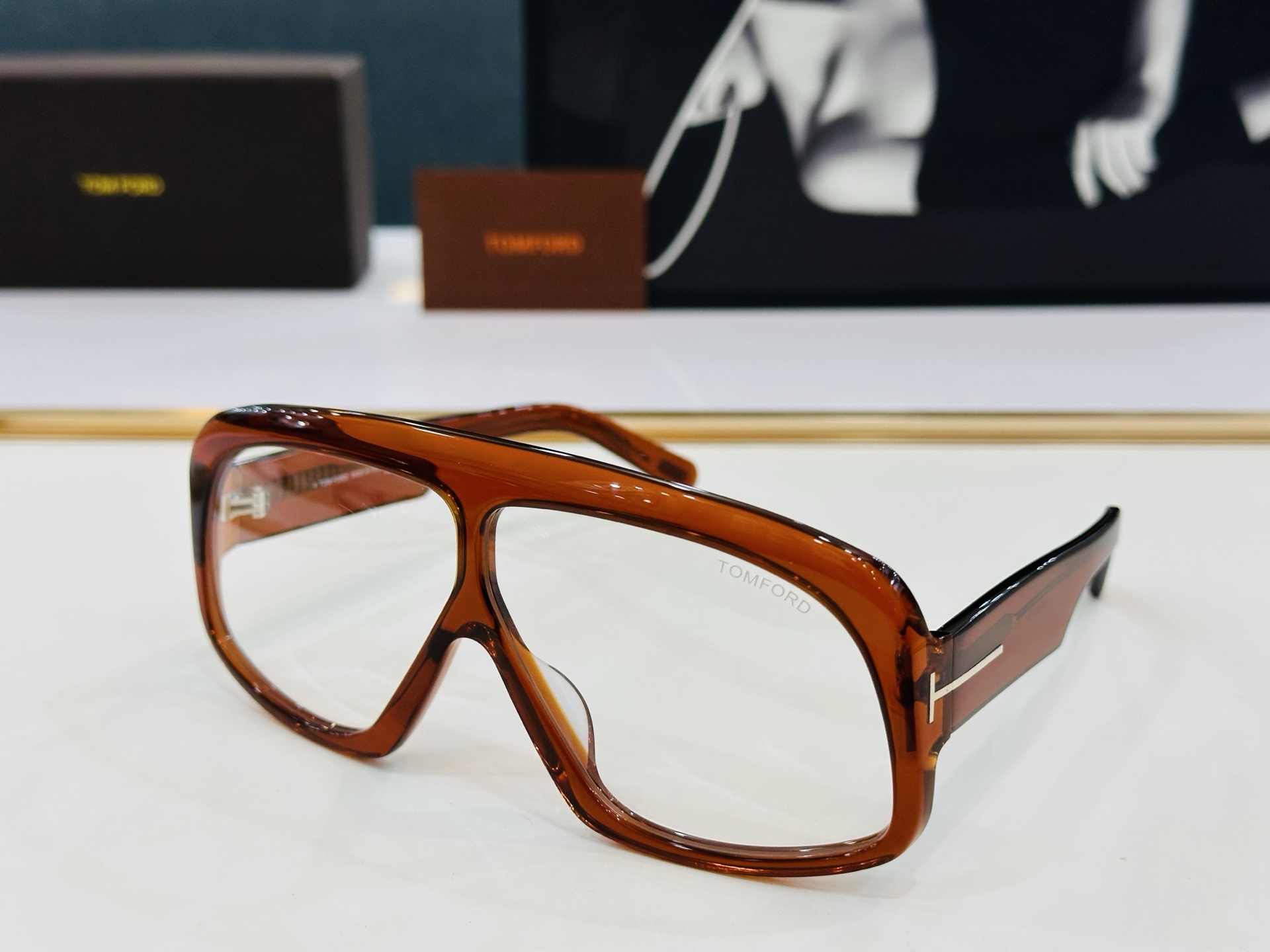 TOM FOR*🔻 汤姆家 官网新款 FT0965 Size：78口4-125 经典时尚 C大框 永不过
