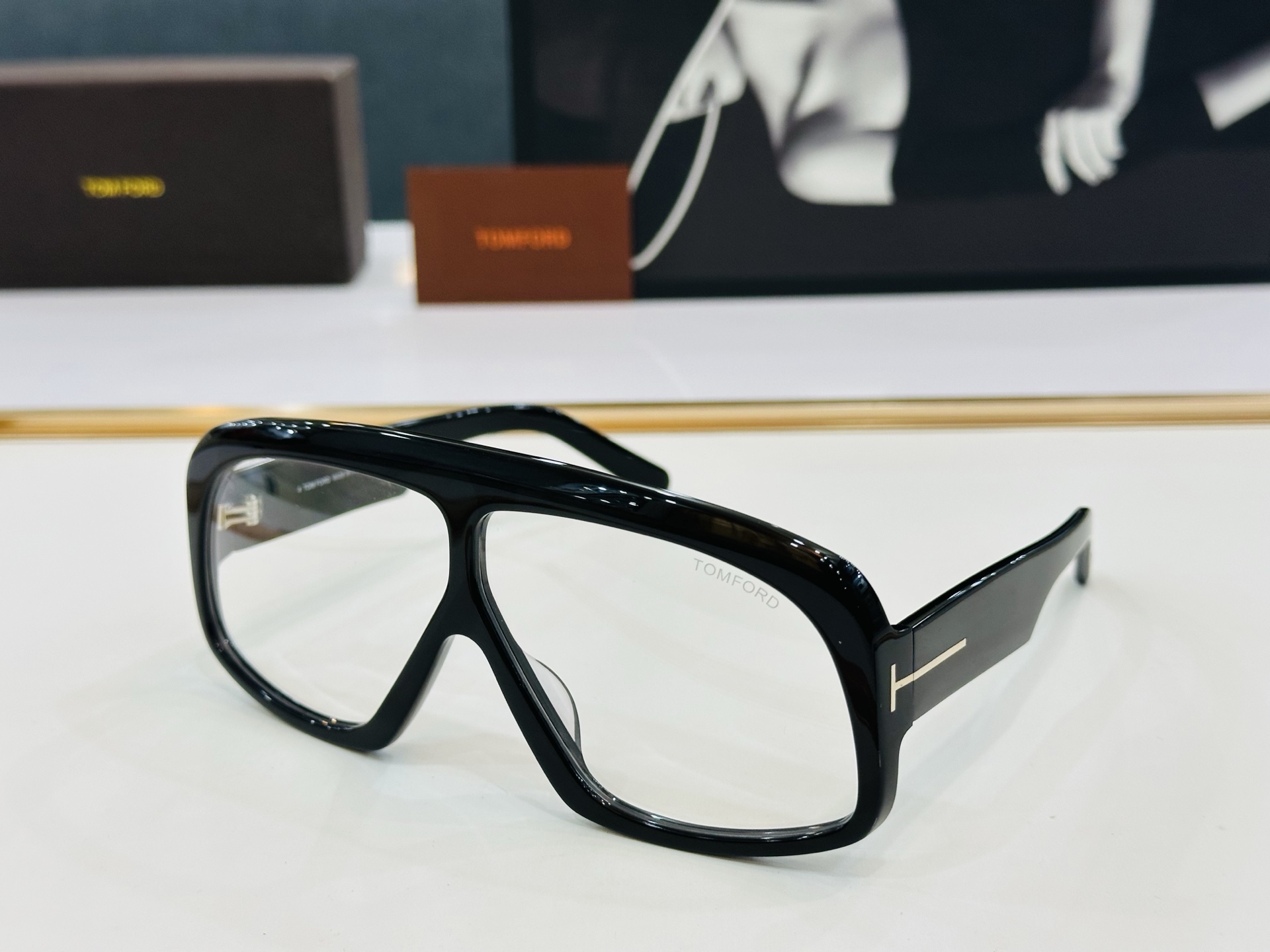 TOM FOR*🔻 汤姆家 官网新款 FT0965 Size：78口4-125 经典时尚 C大框 永不过