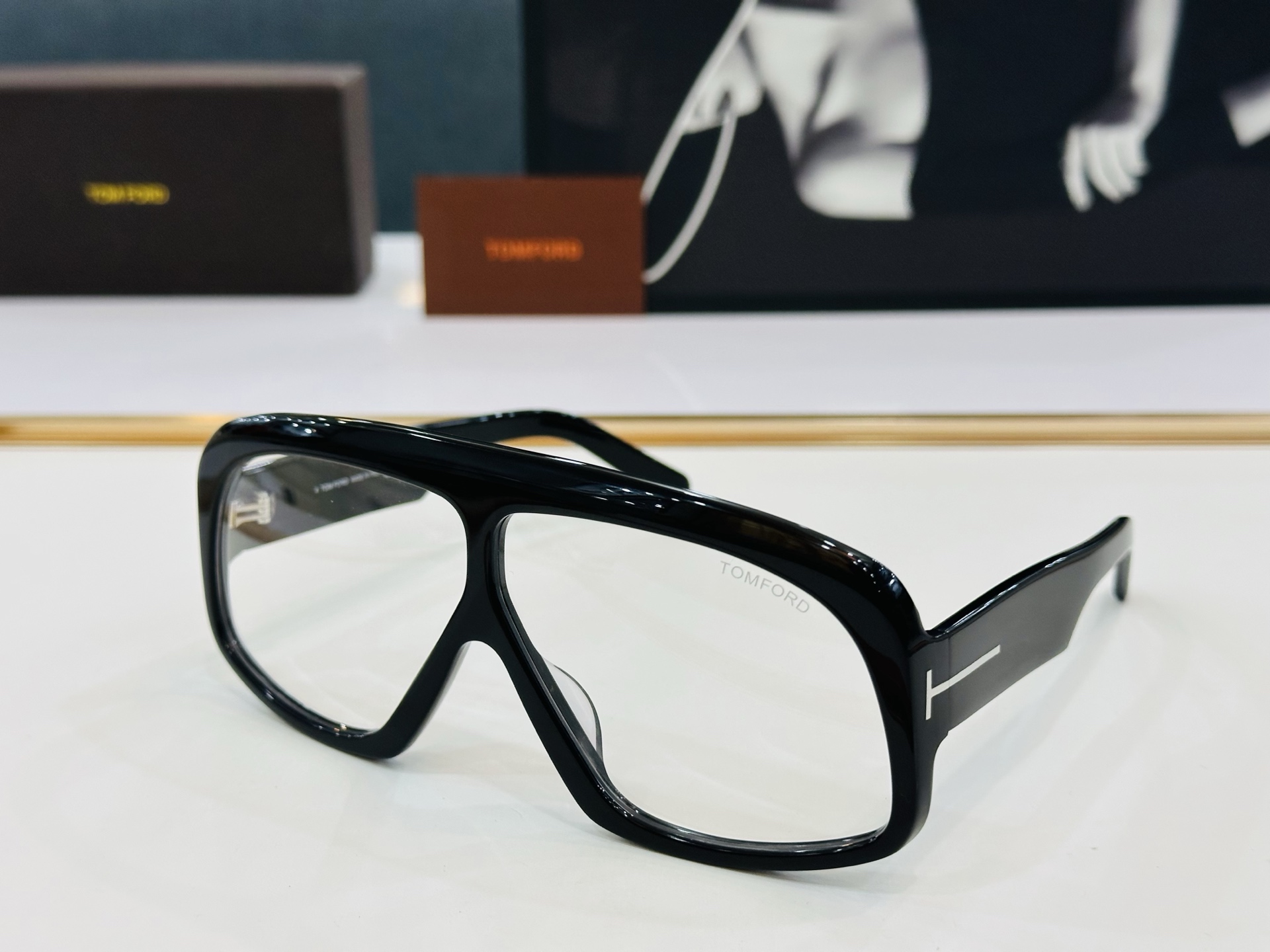 TOM FOR*🔻 汤姆家 官网新款 FT0965 Size：78口4-125 经典时尚 C大框 永不过