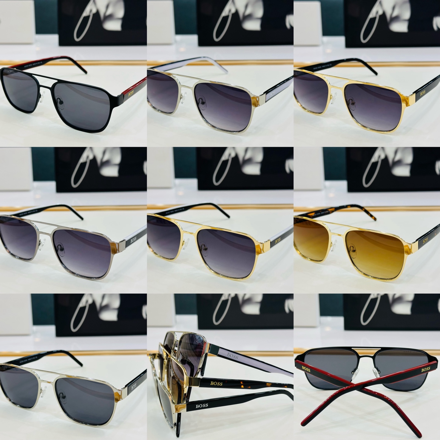 🆕 BOSS HG1298 Size：55口17-145 🕶🕶💋💋👣👣  高品质 不挑脸 懂货的来  🍁