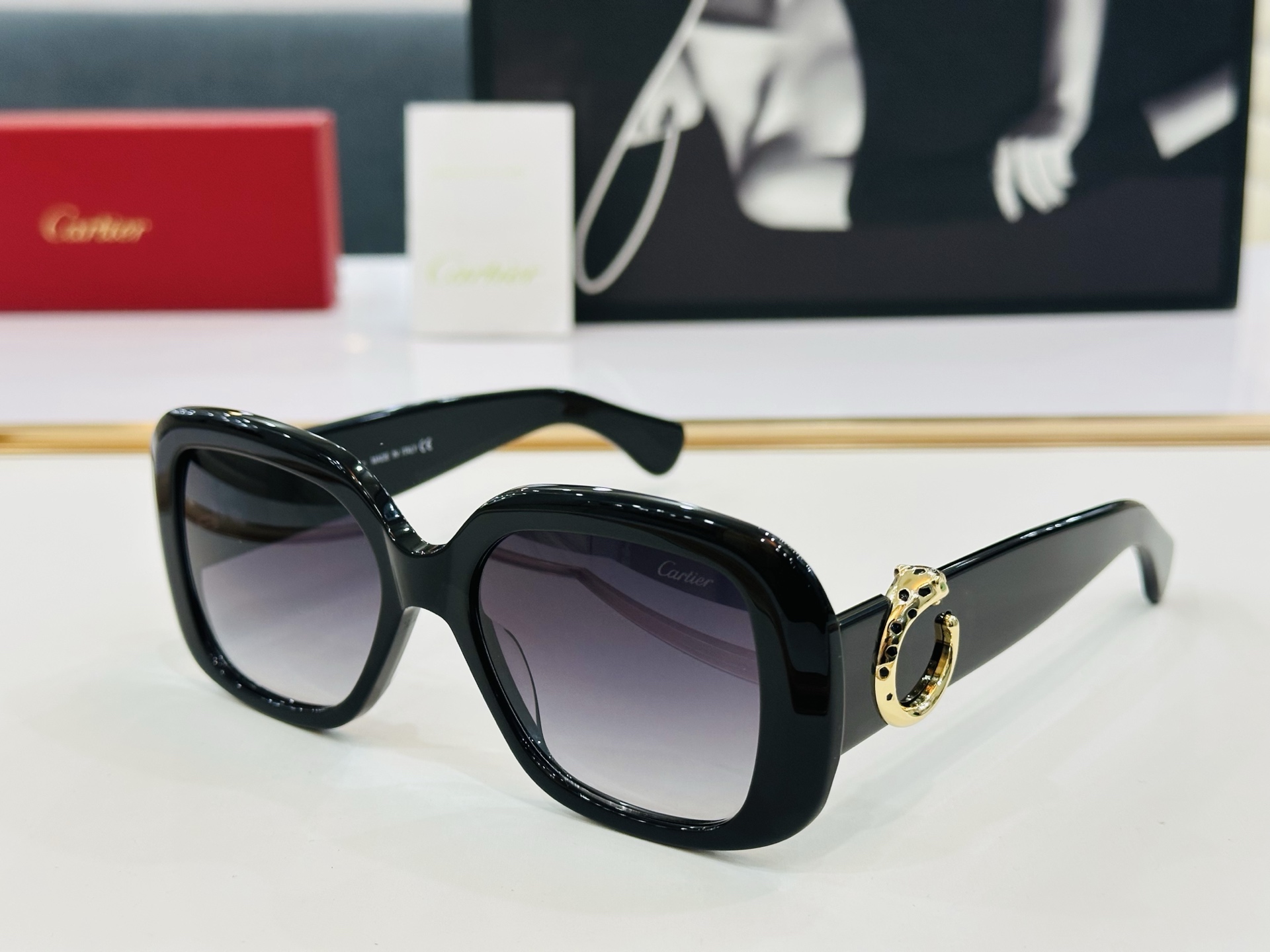 🆕 原版Cartie* 卡家 官网经典款 太阳镜 CT0471SA Size：56口19-145 电镀工