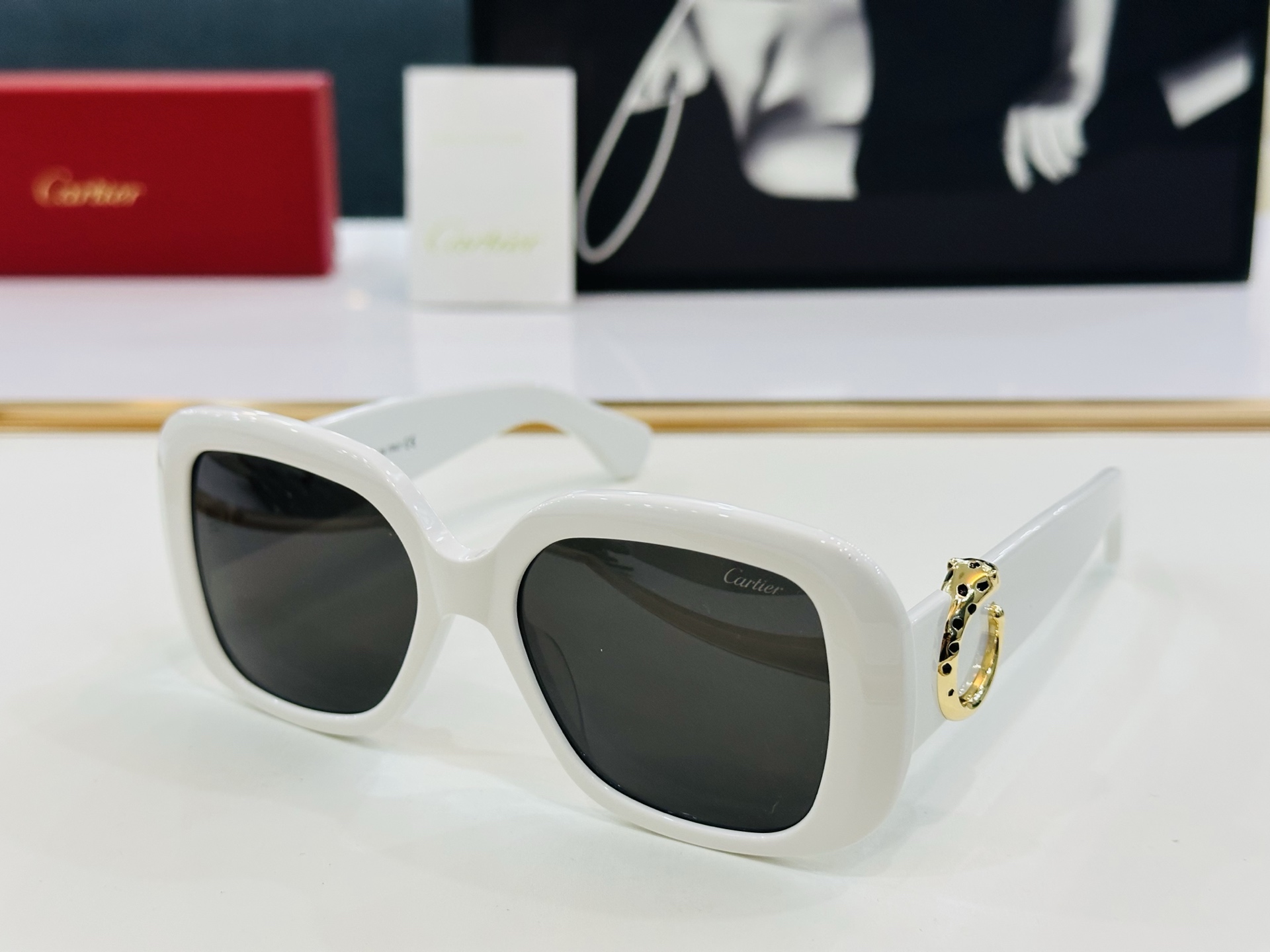 🆕 原版Cartie* 卡家 官网经典款 太阳镜 CT0471SA Size：56口19-145 电镀工