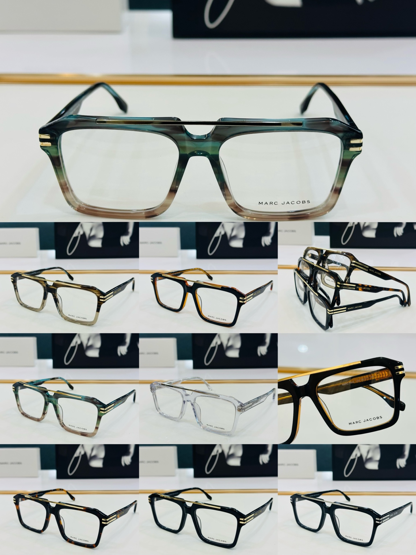 Marc jacobs 马杰家 MARC 752/S   Size：56口17-145 采用今年流行的板