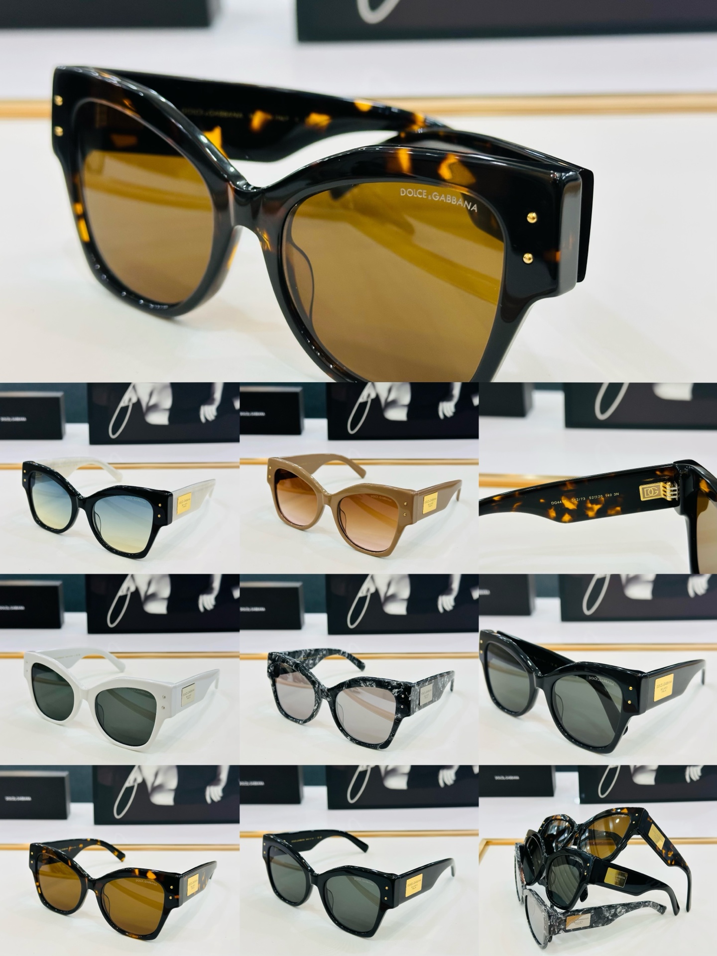 🆕 官网款 🔺DOLCE&GABBAN*🔻DG4478 Size：52口20-140 新颖独特🔝🔝C美艳