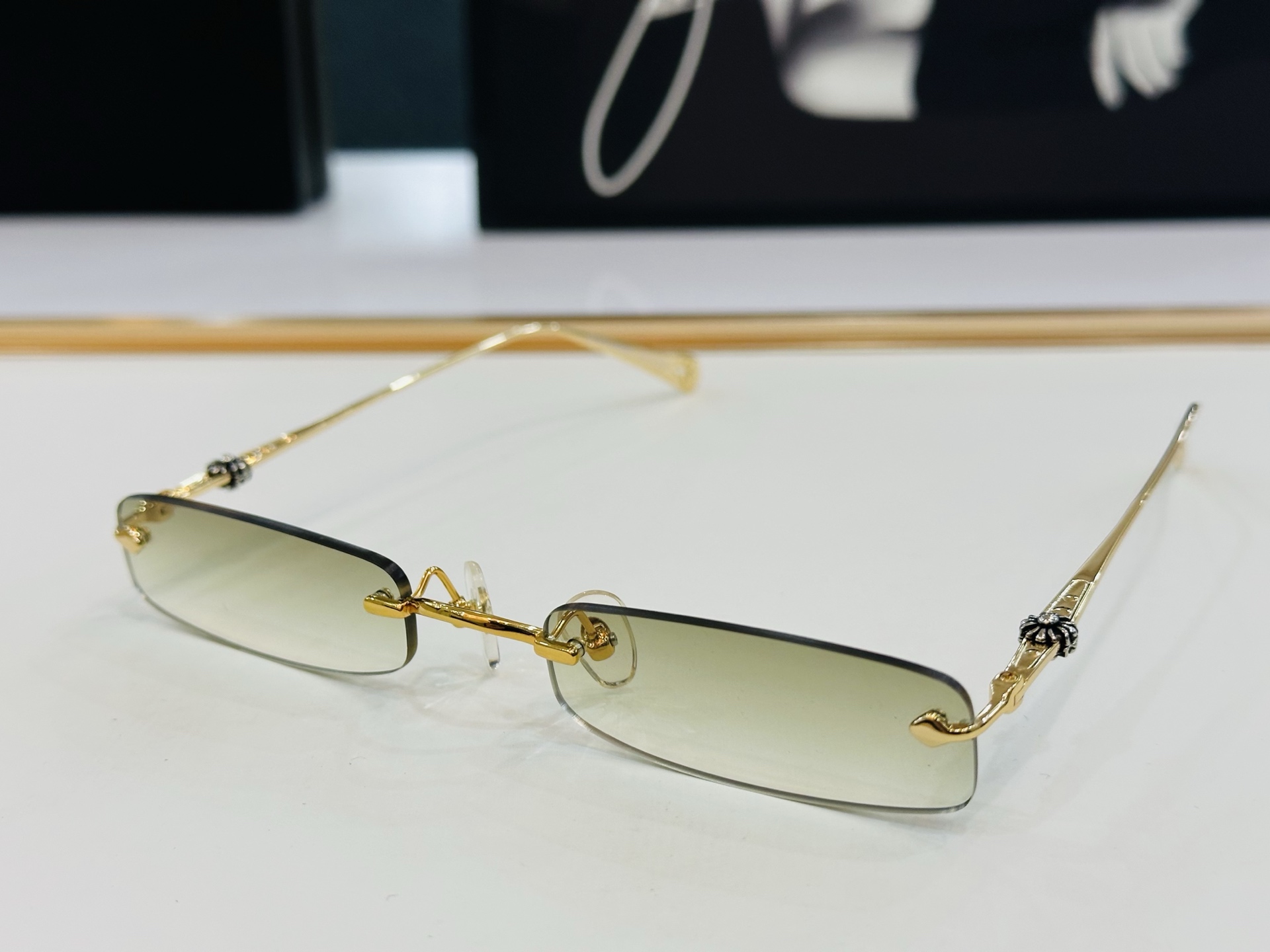 Chromeheart 克罗家 CH5713  Size：54口20-145 精致厚金双色电镀 F金属质