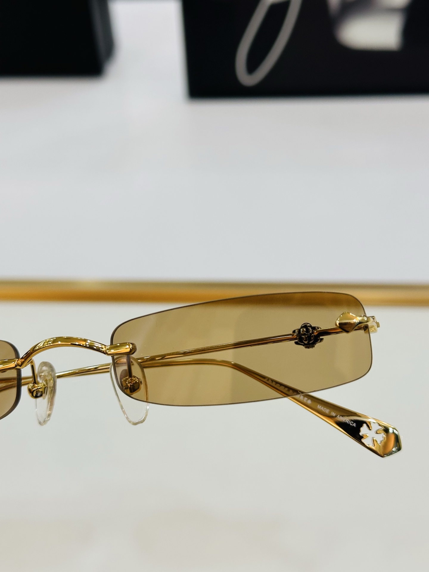 Chromeheart 克罗家 CH5713  Size：54口20-145 精致厚金双色电镀 F金属质