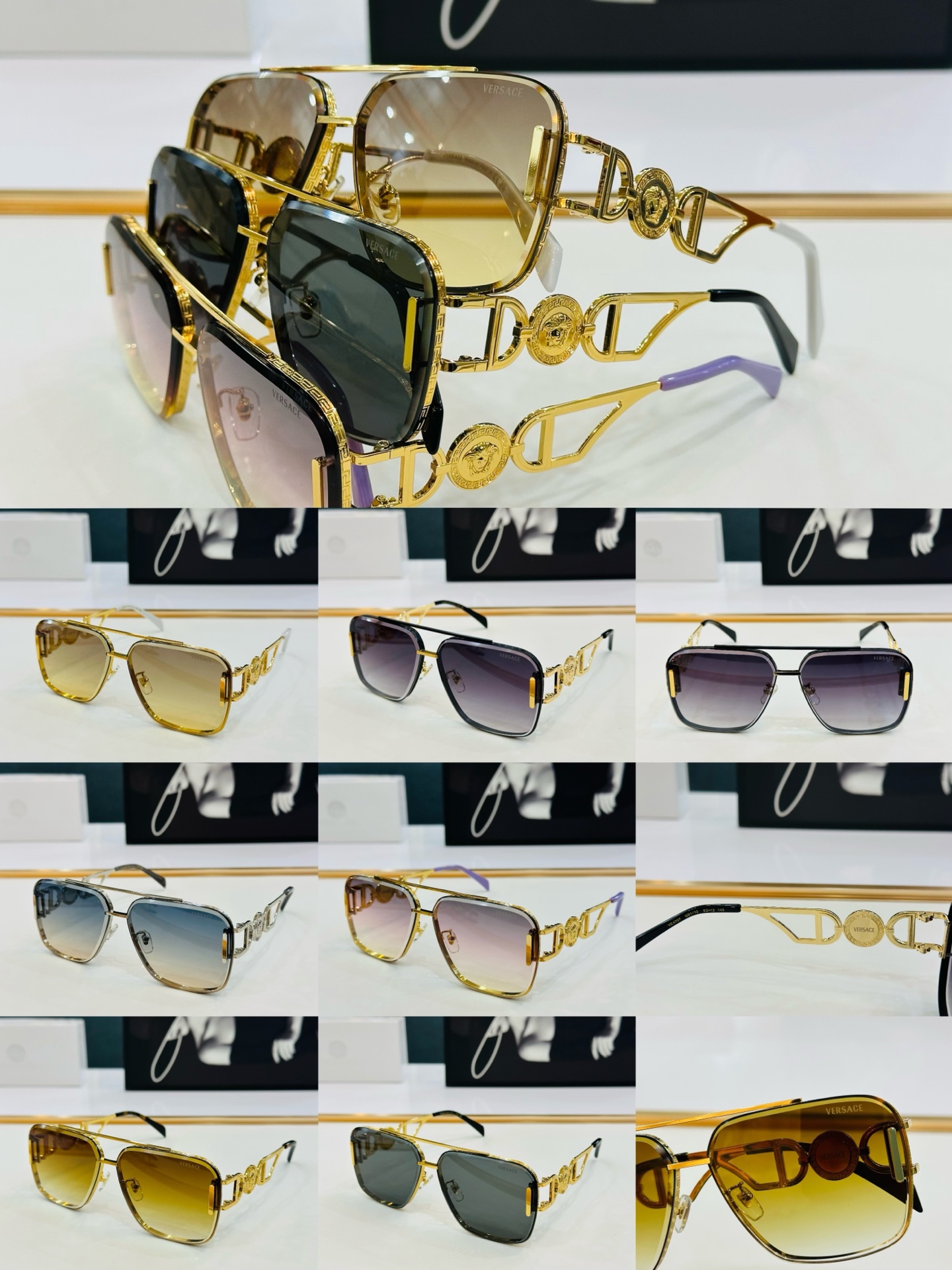 🎉🎉范思家 VERSACE✨MOD：VE4707 Size：62口12-145   ✨C有范 