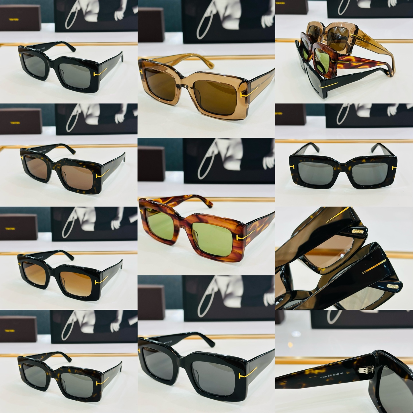 🆕款 TOM FORD🏇汤姆家 MODEL TF1188 size：49口25-145  🈷️😍F 时尚