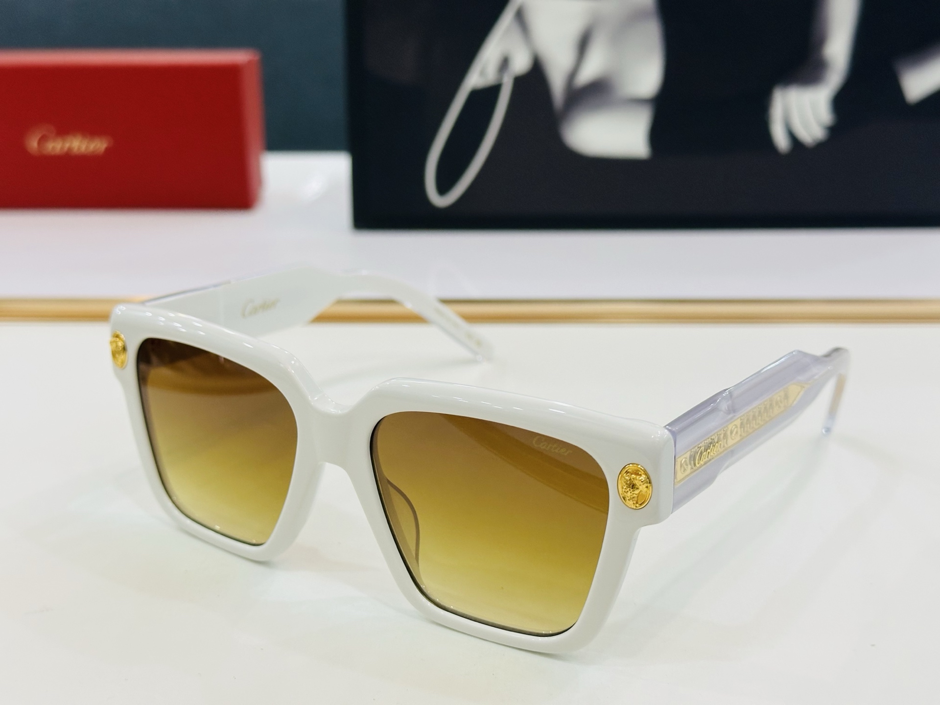 🆕 原版Cartie* 卡家 官网经典款 太阳镜 CT5911   Size：56口18-145 电镀工