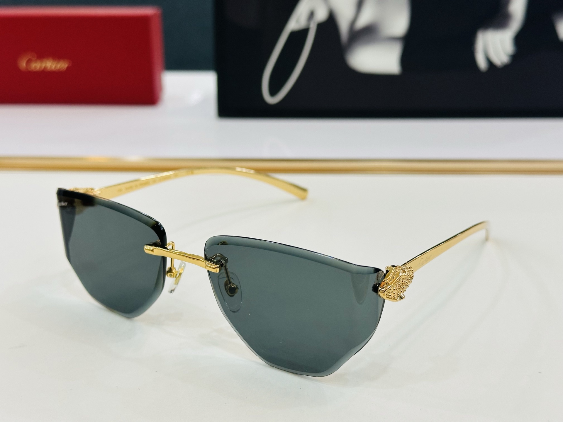 🆕 原版Cartie* 卡家 官网经典款 太阳镜 CT0642S Size：59口17-130 电镀工艺