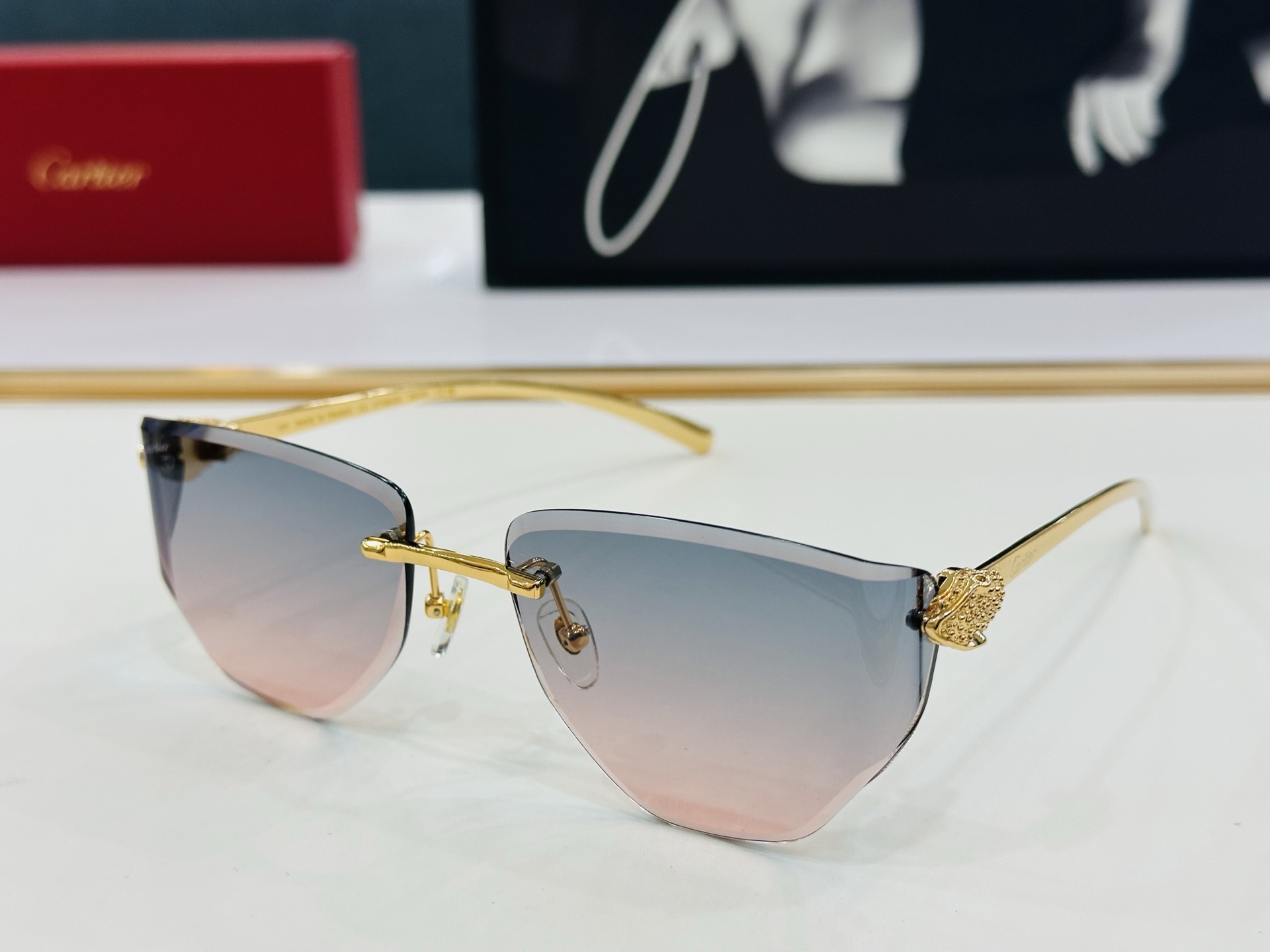 🆕 原版Cartie* 卡家 官网经典款 太阳镜 CT0642S Size：59口17-130 电镀工艺