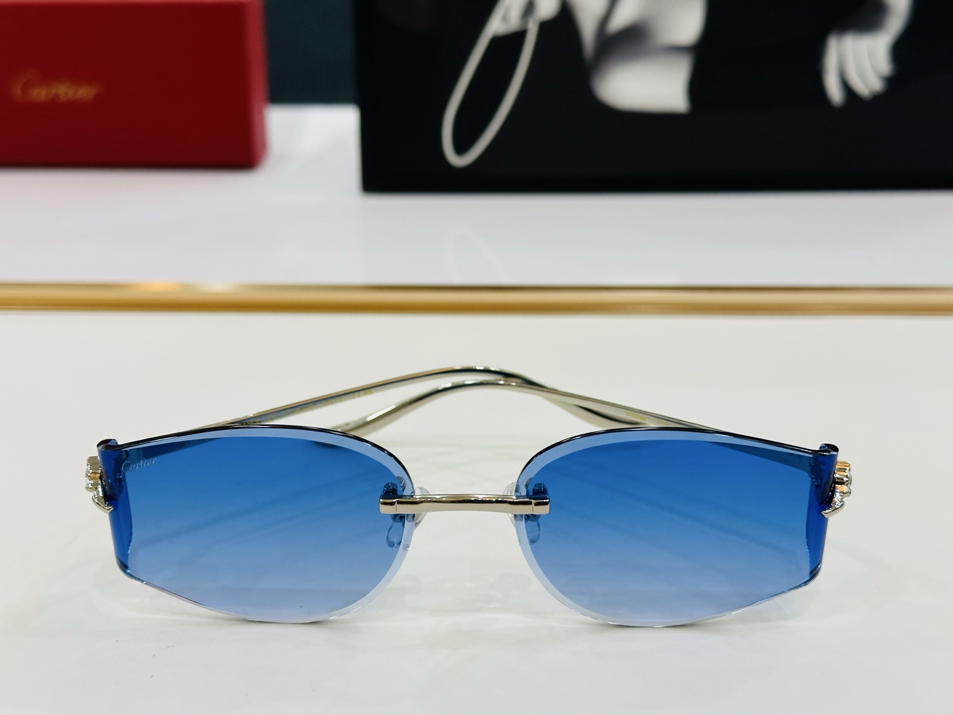 🆕 原版Cartie* 卡家 官网经典款 太阳镜 CT0683S Size：59口18-135  电镀工