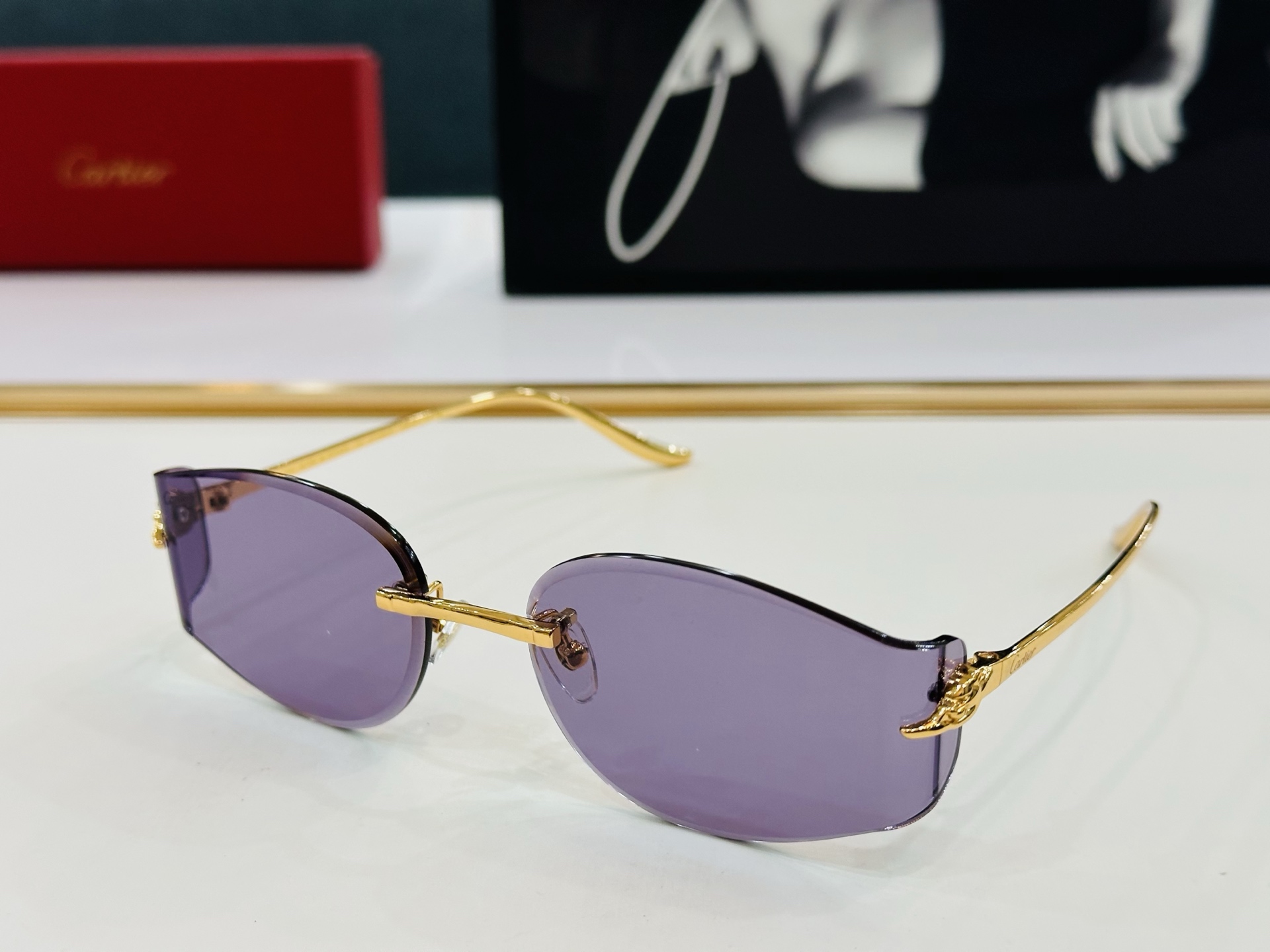 🆕 原版Cartie* 卡家 官网经典款 太阳镜 CT0683S Size：59口18-135  电镀工