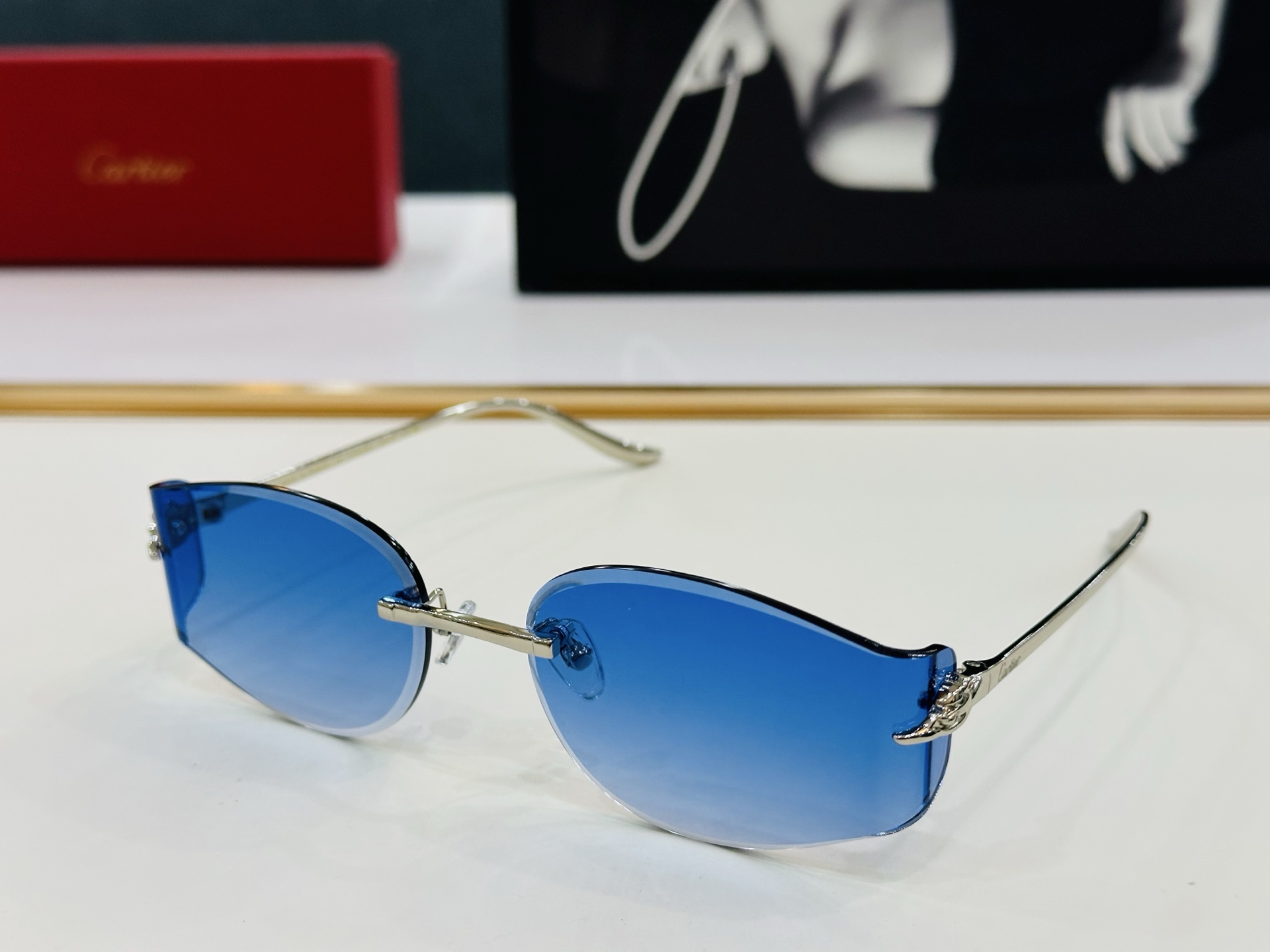 🆕 原版Cartie* 卡家 官网经典款 太阳镜 CT0683S Size：59口18-135  电镀工