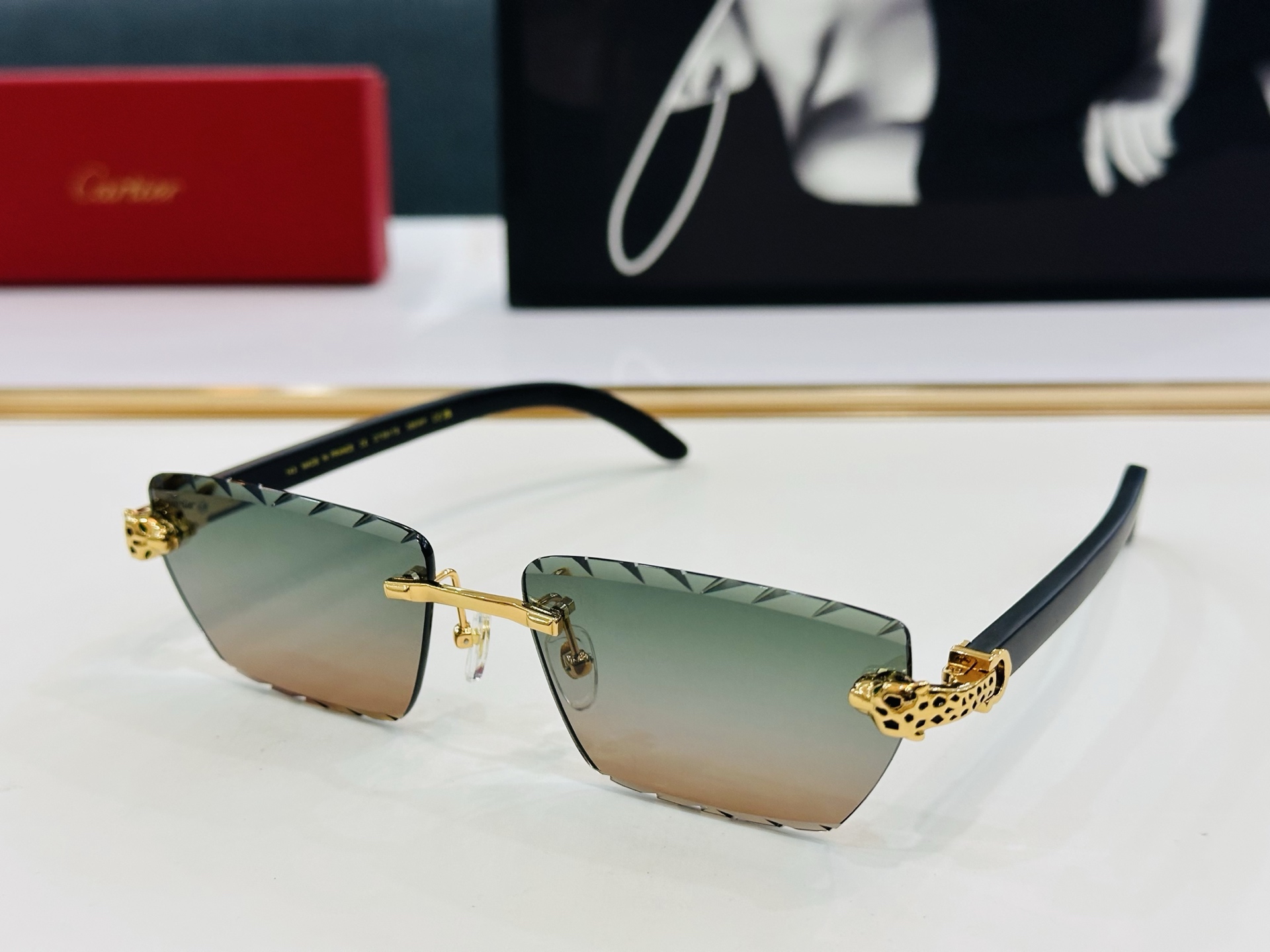 🆕 原版Cartie* 卡家 官网经典款 太阳镜 CT0617S Size：57口18-145 电镀工艺