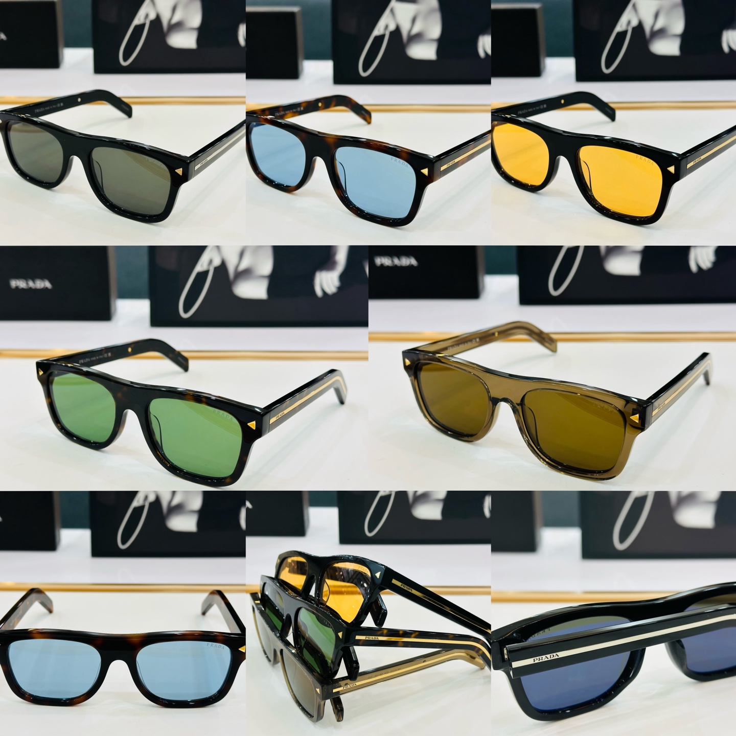 🔺PRAD*🔻普家 PRB12S Size：54口20-145     眼镜系列堪称精湛制作 彰显独特个