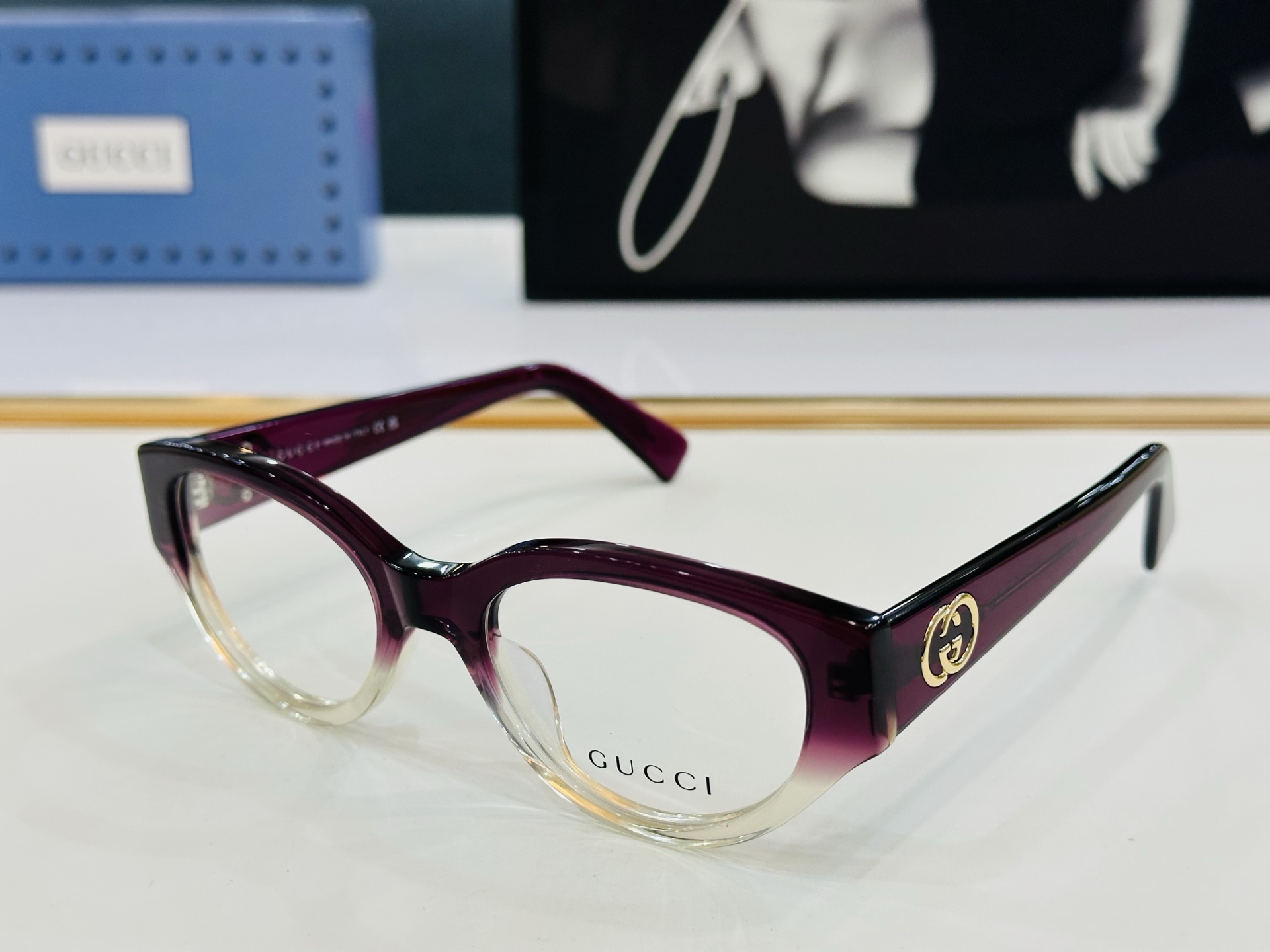 🆕 👏👏GUCC*👍古家GG1980SK Size：54口19-145 搭配镜框🔝Z❤配光架 