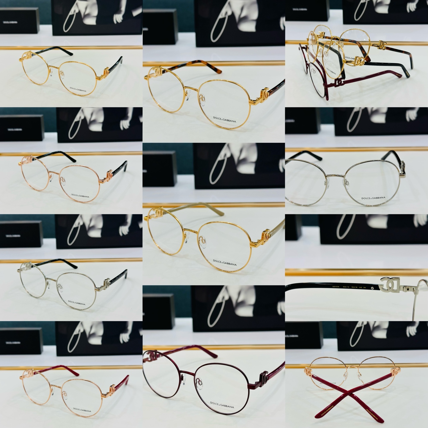 DOLCE&GABBANA* 杜家 DG1339 size：56口18-145  质量杠杠的 👍喜欢的快