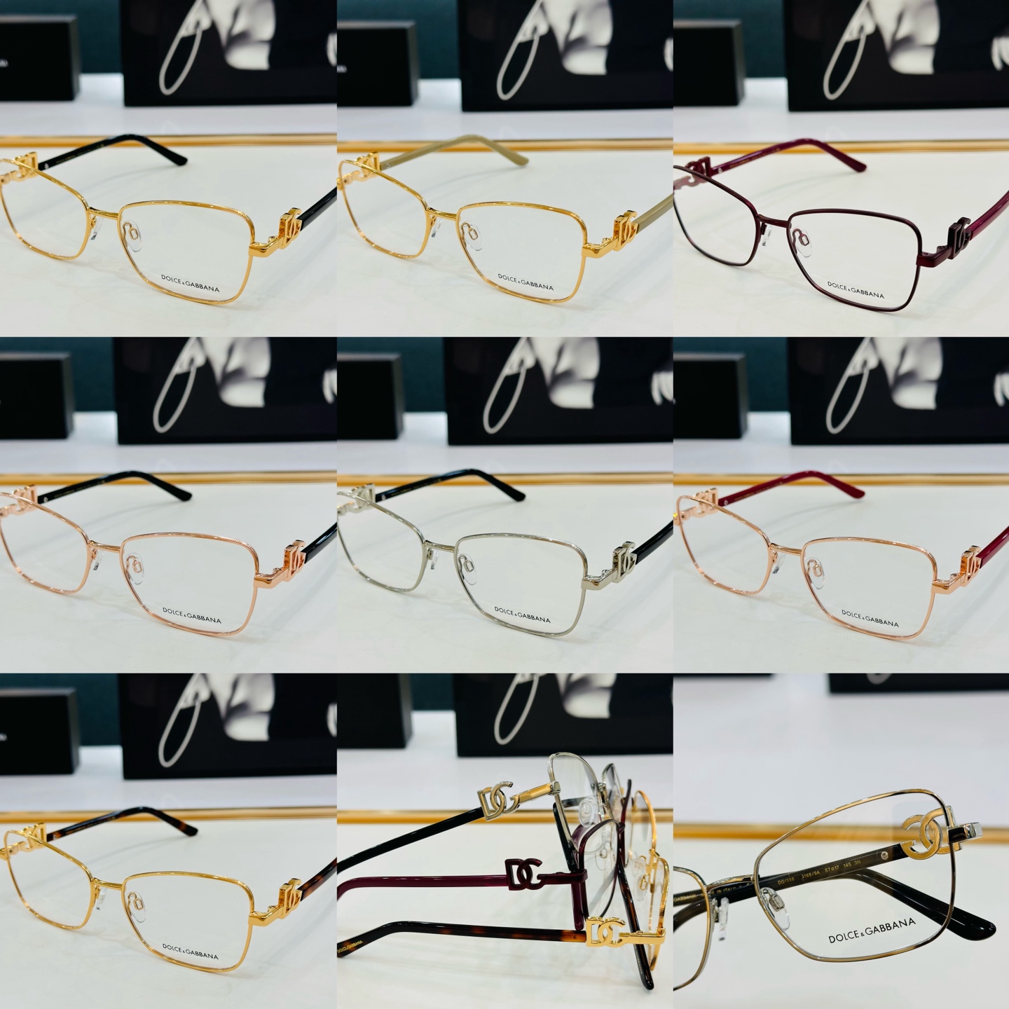 DOLCE&GABBANA* 杜家 DG1338 size：57口17-145  质量杠杠的 👍喜欢的快