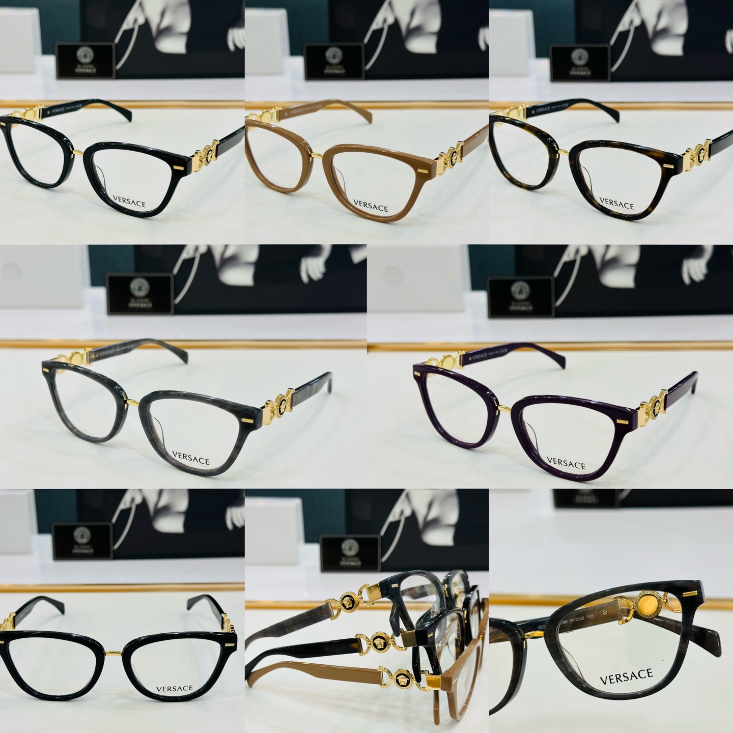🎉🎉范思家 VERSACE✨✨✨MODEL：VE3336  Size：51口20-145 ✨L有范 