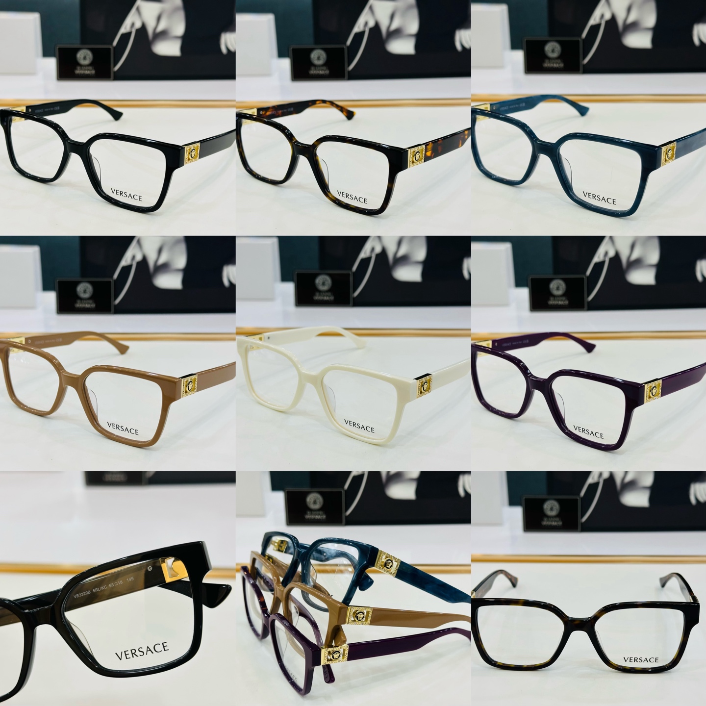 🎉🎉范思家 VERSACE✨✨✨MODEL：VE3329  Size：53口18-145 ✨L有范 