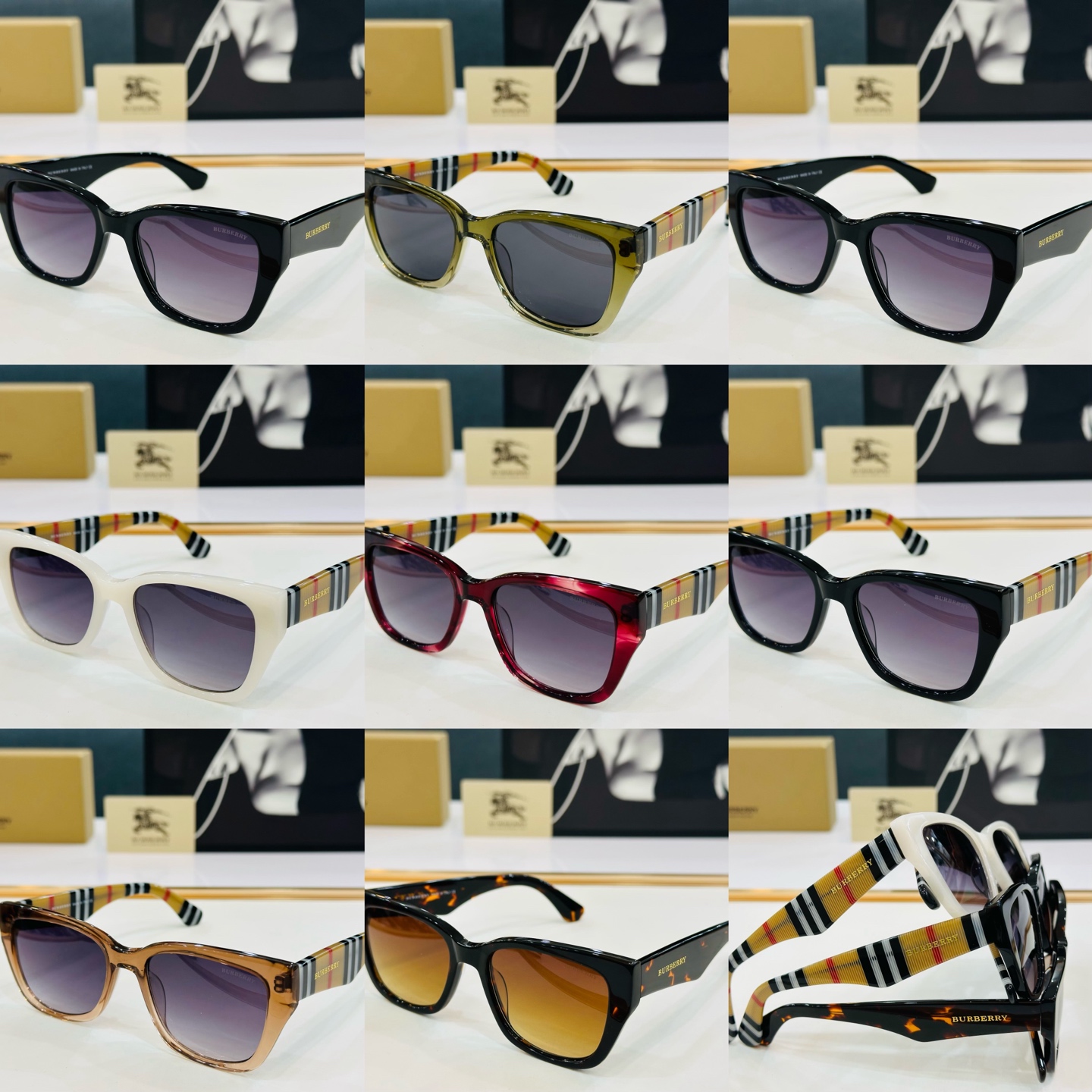 新款 BURBERR*🔻巴家 BE2412   百搭镜架Size：53口18-145 高品质 到货 🌲🌲