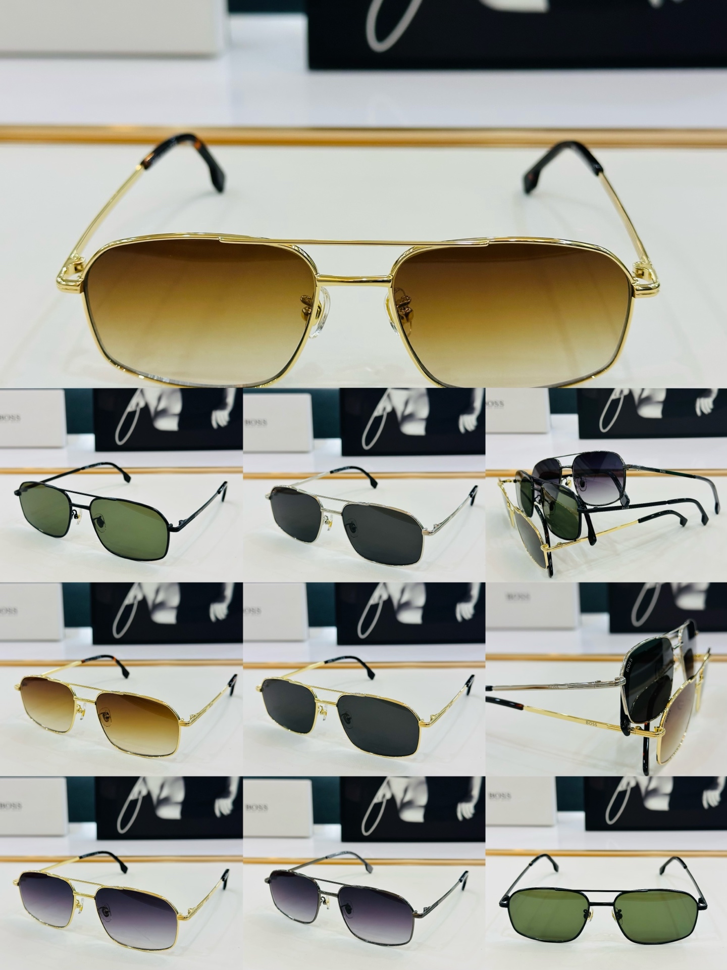 🆕 BOSS 1603/S Size：58口16-145 太阳眼镜 🕶🕶💋高品质 经典不过时框型 Z品质