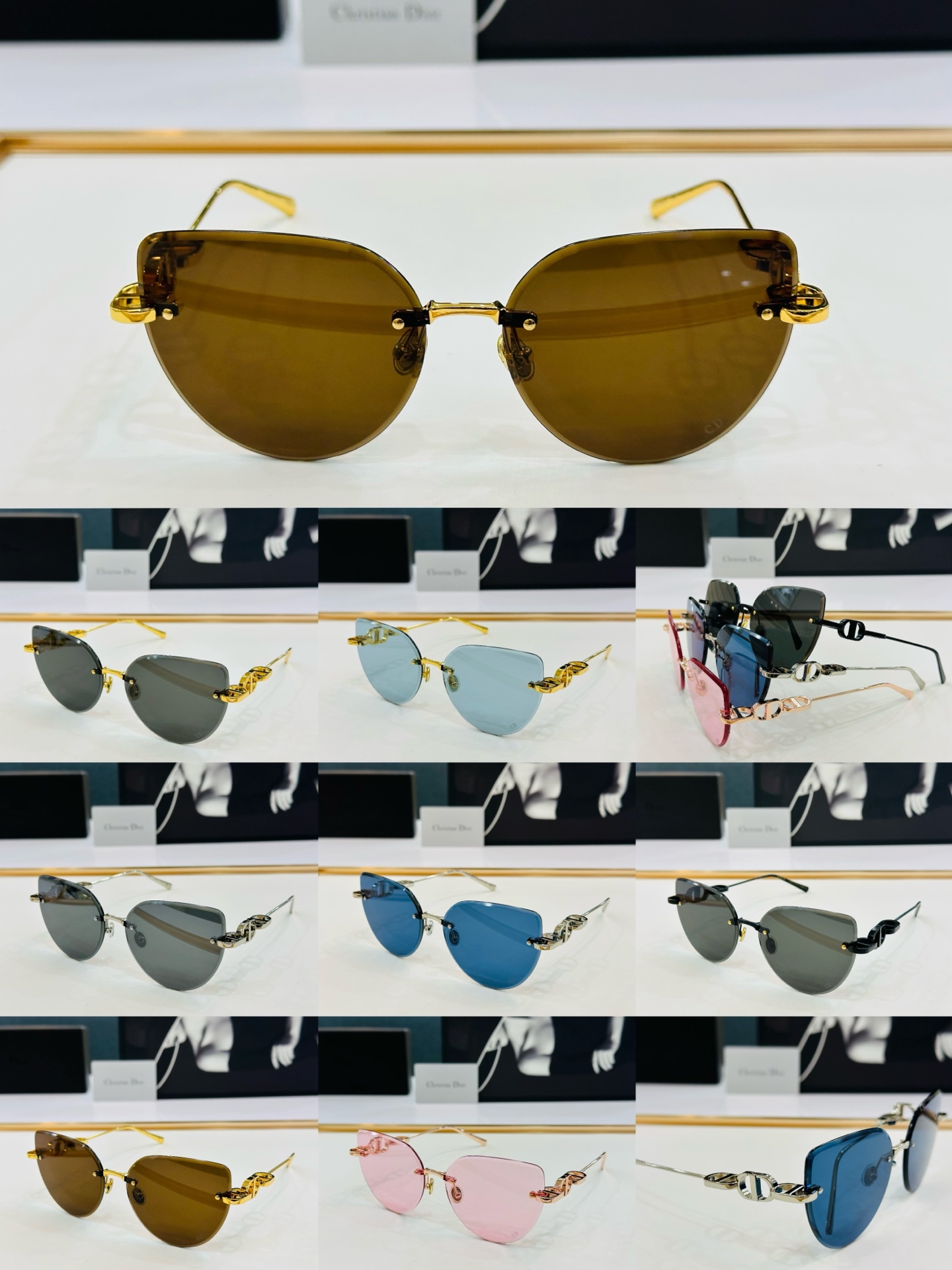 🔻🔻🔻DIO* DSGTA48UCR 迪家 Size：61口17-130 😎🔆🔥🔥搭配镜腿精致配饰 b官