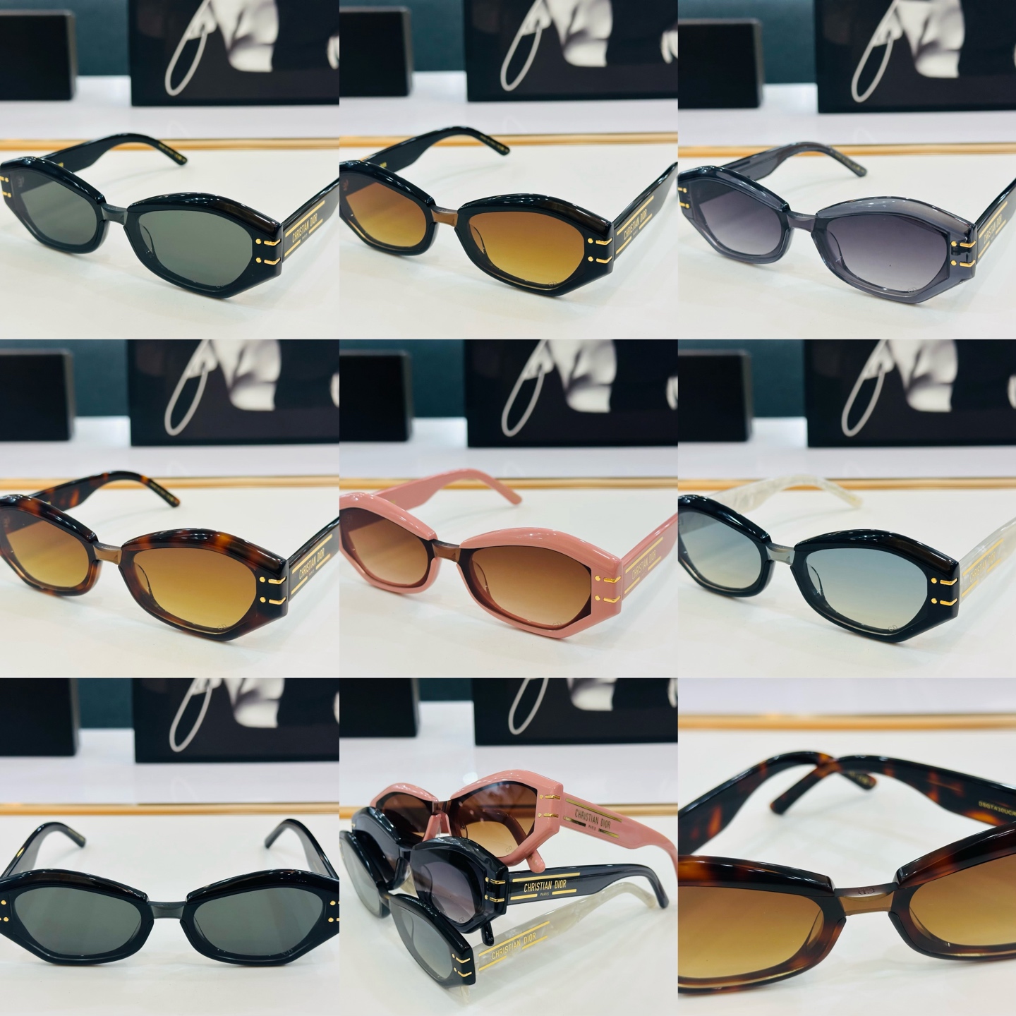🔻🔻🔻DIO* DSGTA30UCR 迪家 Size：53口21-145春夏款墨镜 😎🔆🔥🔥搭配镜腿精致