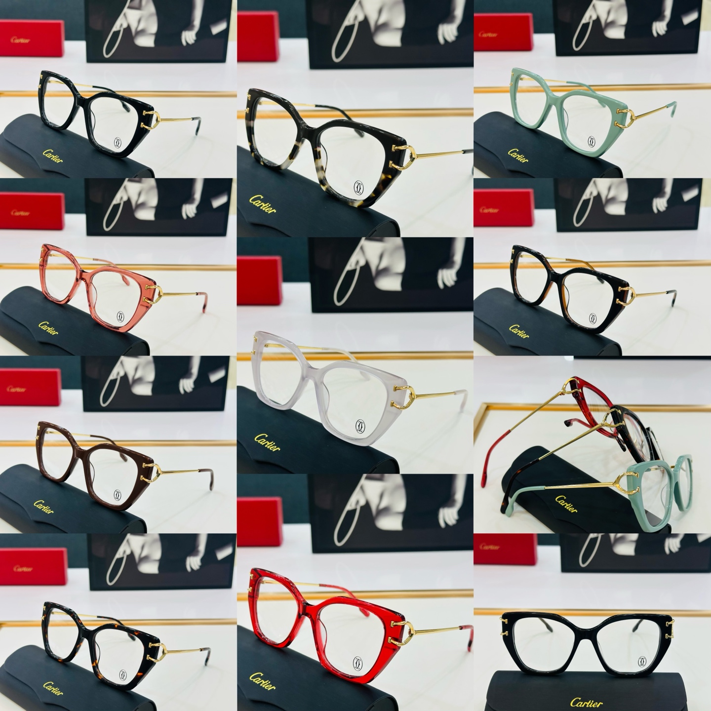 Cartier-卡家 ✨CT0530S  Size：56口17-145 不挑脸型 简约大气 时尚休闲 👌
