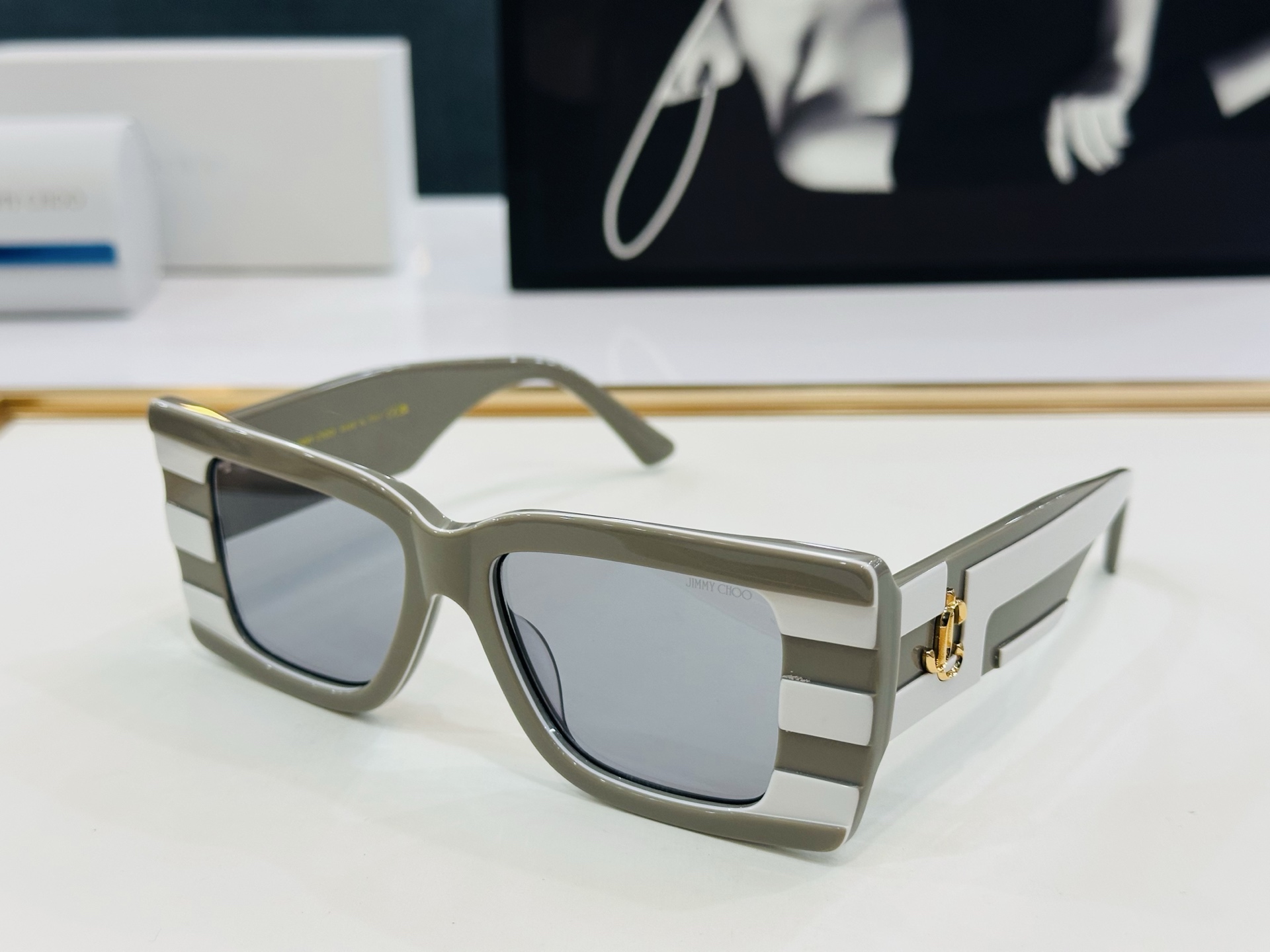JIMMY CHO* 吉米家 JC5009 Size：52口17-142 新款 坚持一如既往最高品质 百