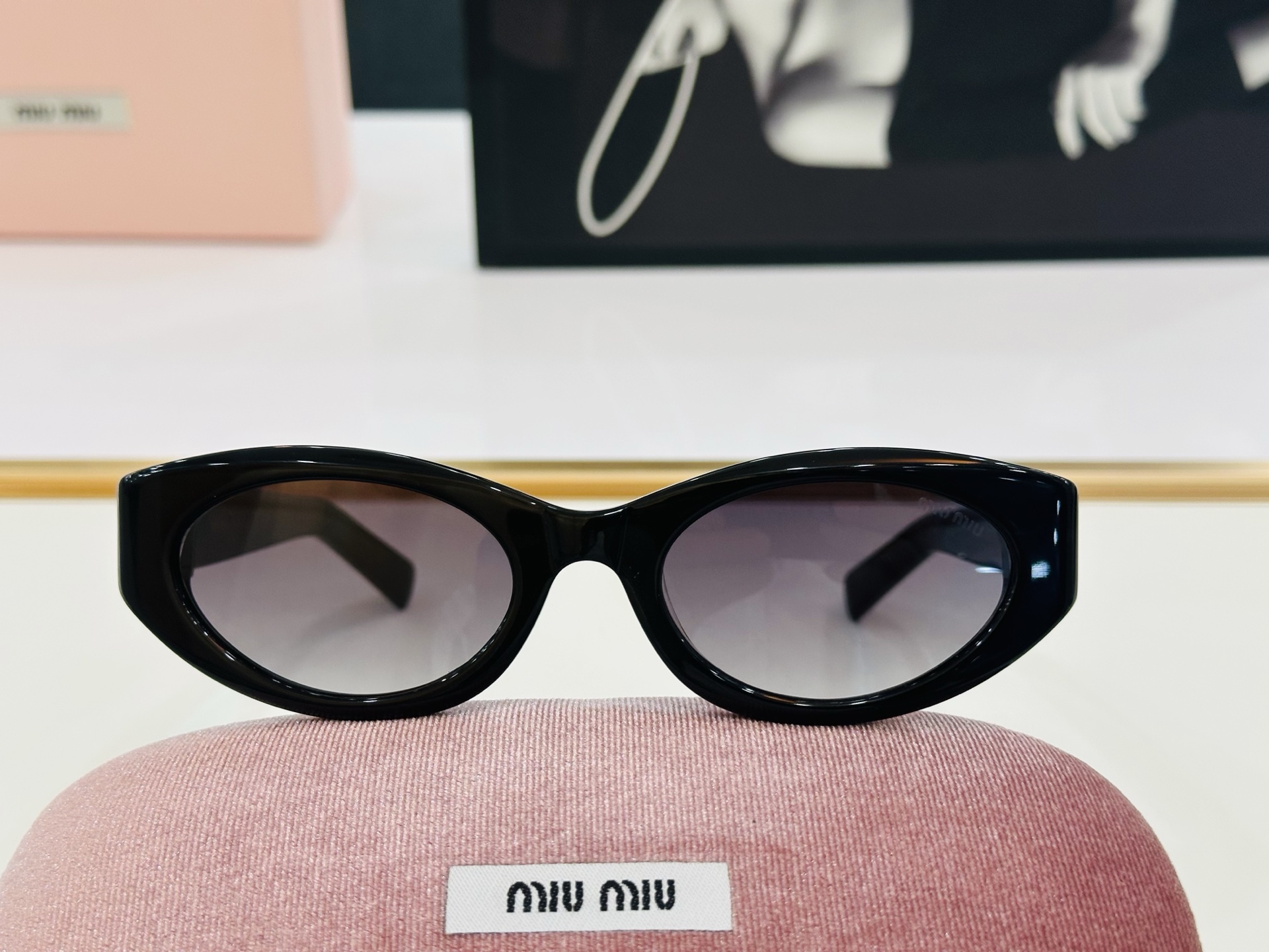 谬家 MU109AV Size：53口20-140  玫瑰玫瑰 高档 K时尚墨镜潮人强强太阳镜 