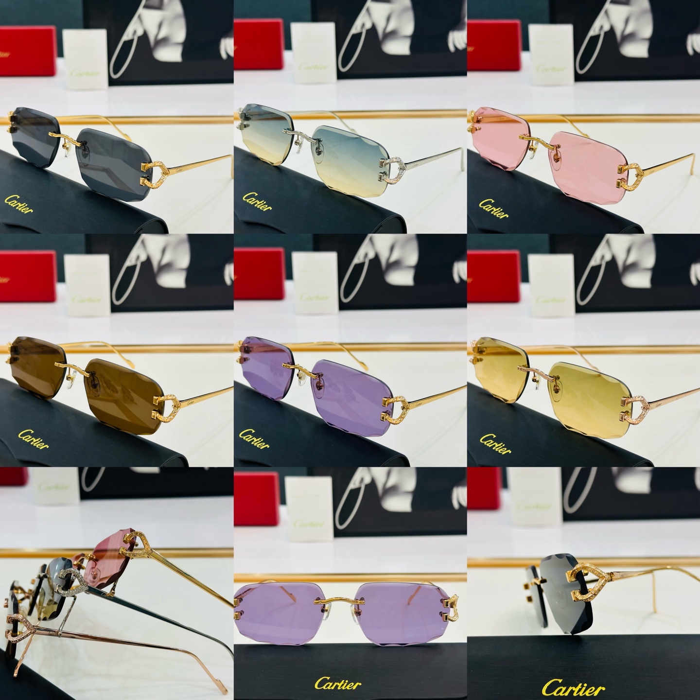 🆕 原版Cartie* 卡家 太阳镜 CT0574S Size：57口18-140 电镀工艺精湛大牌品 