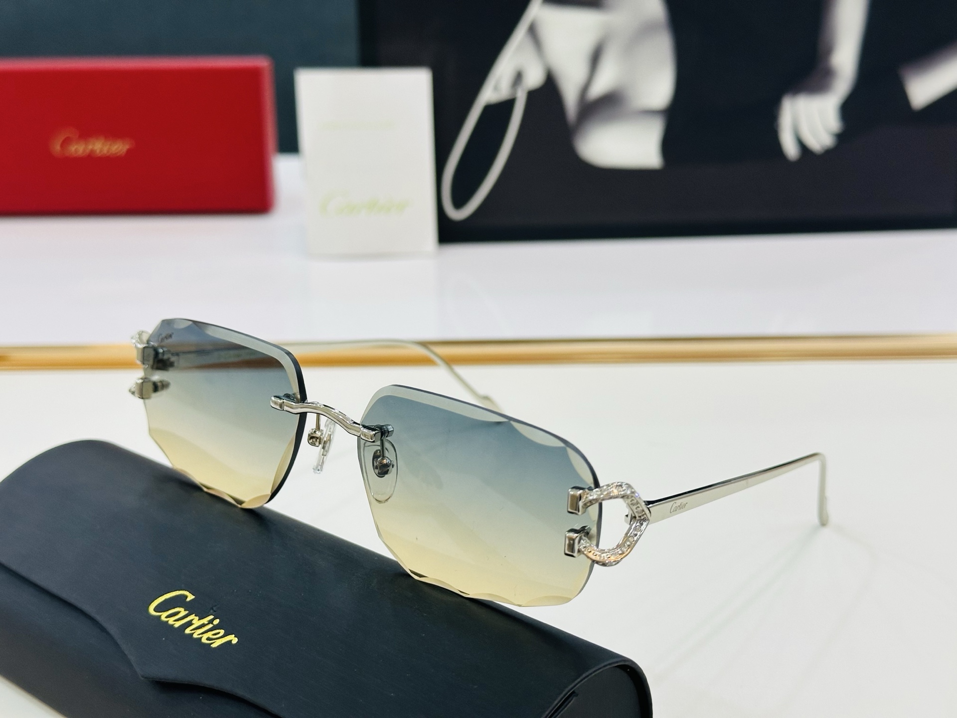 🆕 原版Cartie* 卡家 太阳镜 CT0574S Size：57口18-140 电镀工艺精湛大牌品 