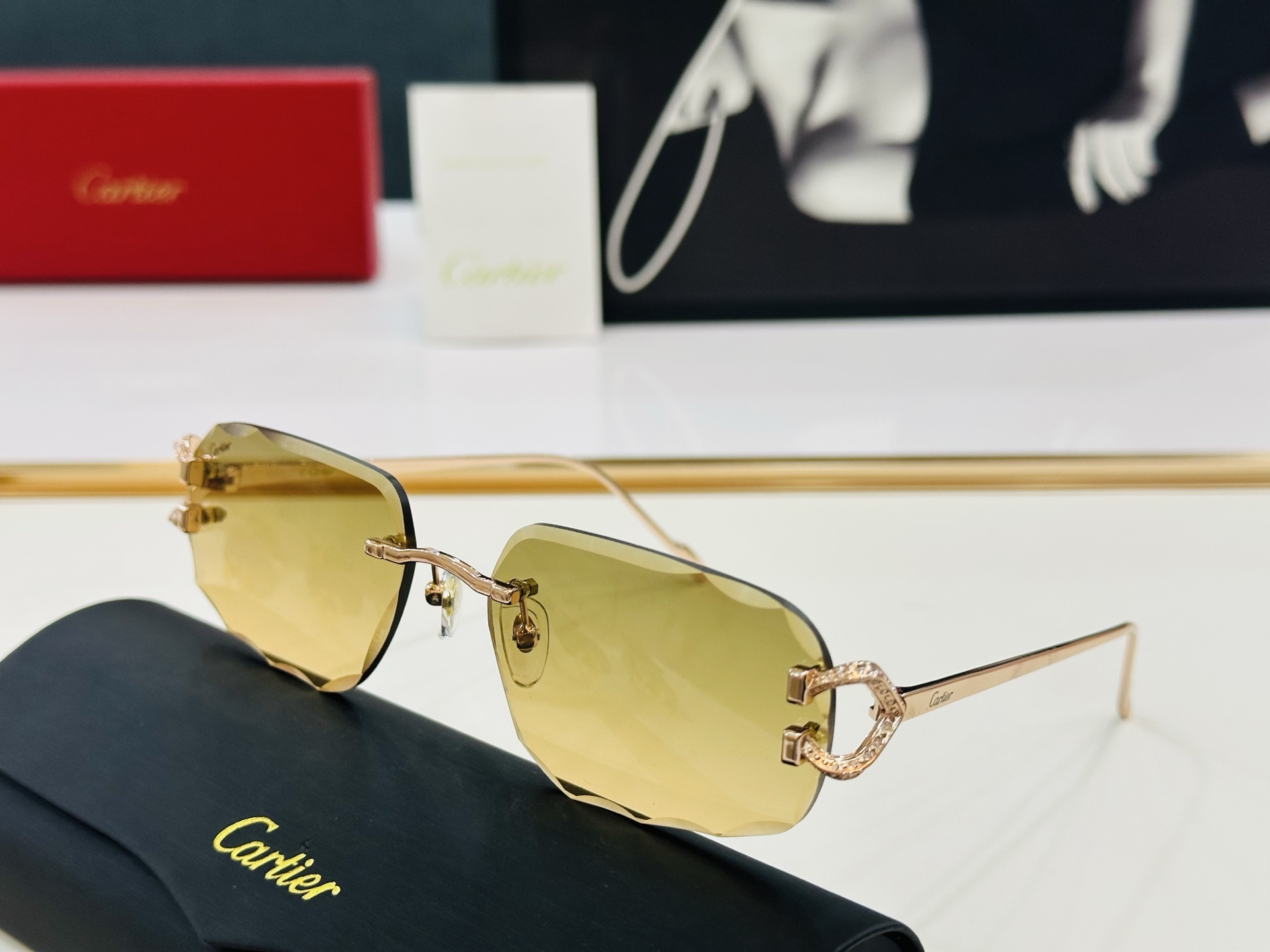 🆕 原版Cartie* 卡家 太阳镜 CT0574S Size：57口18-140 电镀工艺精湛大牌品 