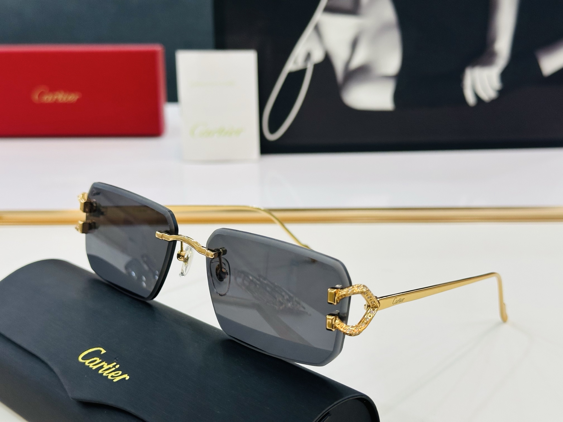 🆕 原版Cartie* 卡家 太阳镜 CT0575S Size：56口17-140 电镀工艺精湛大牌品 
