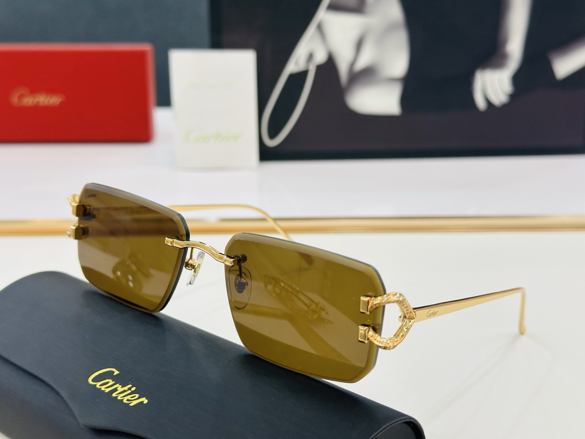 🆕 原版Cartie* 卡家 太阳镜 CT0575S Size：56口17-140 电镀工艺精湛大牌品 