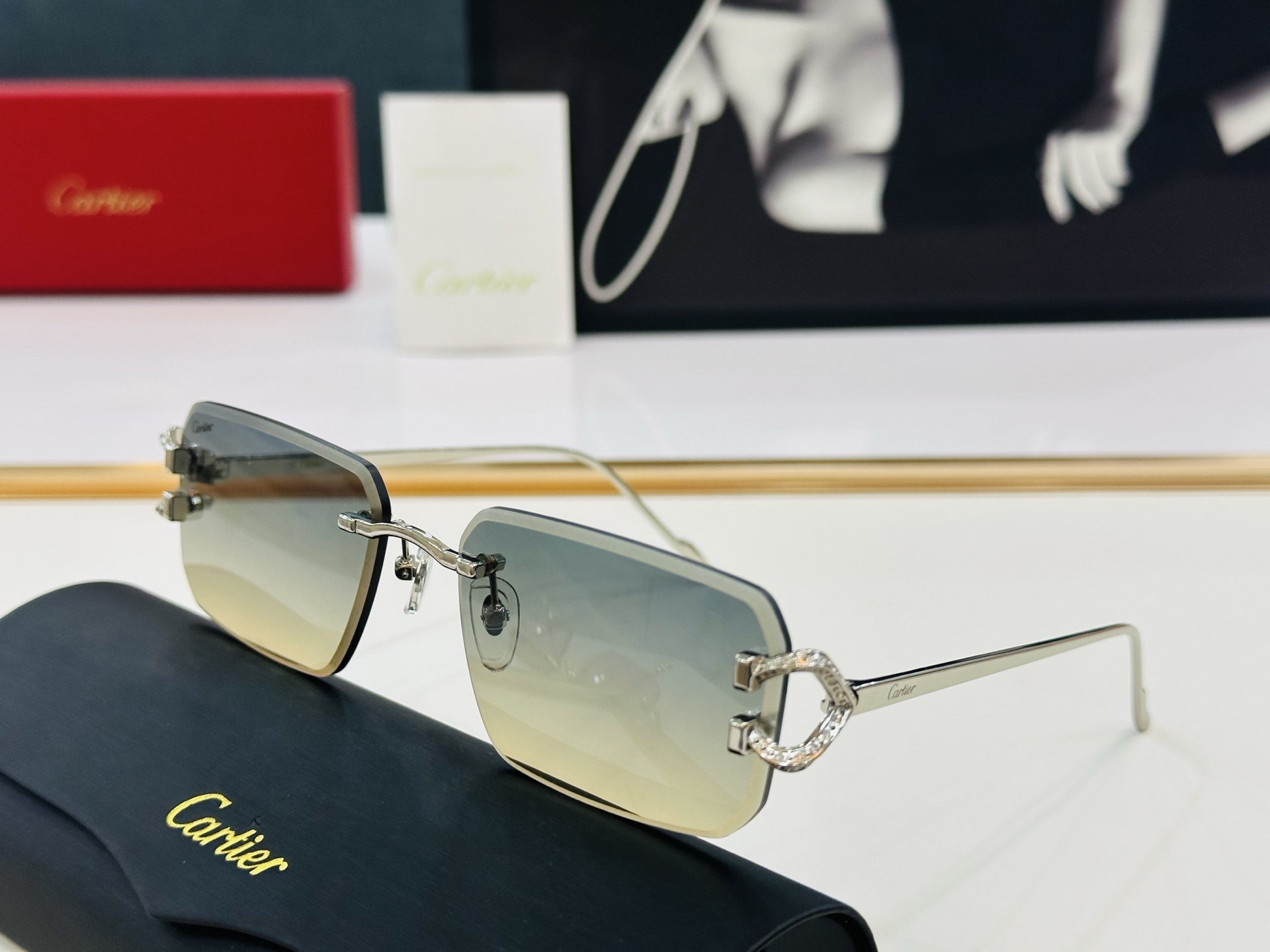 🆕 原版Cartie* 卡家 太阳镜 CT0575S Size：56口17-140 电镀工艺精湛大牌品 