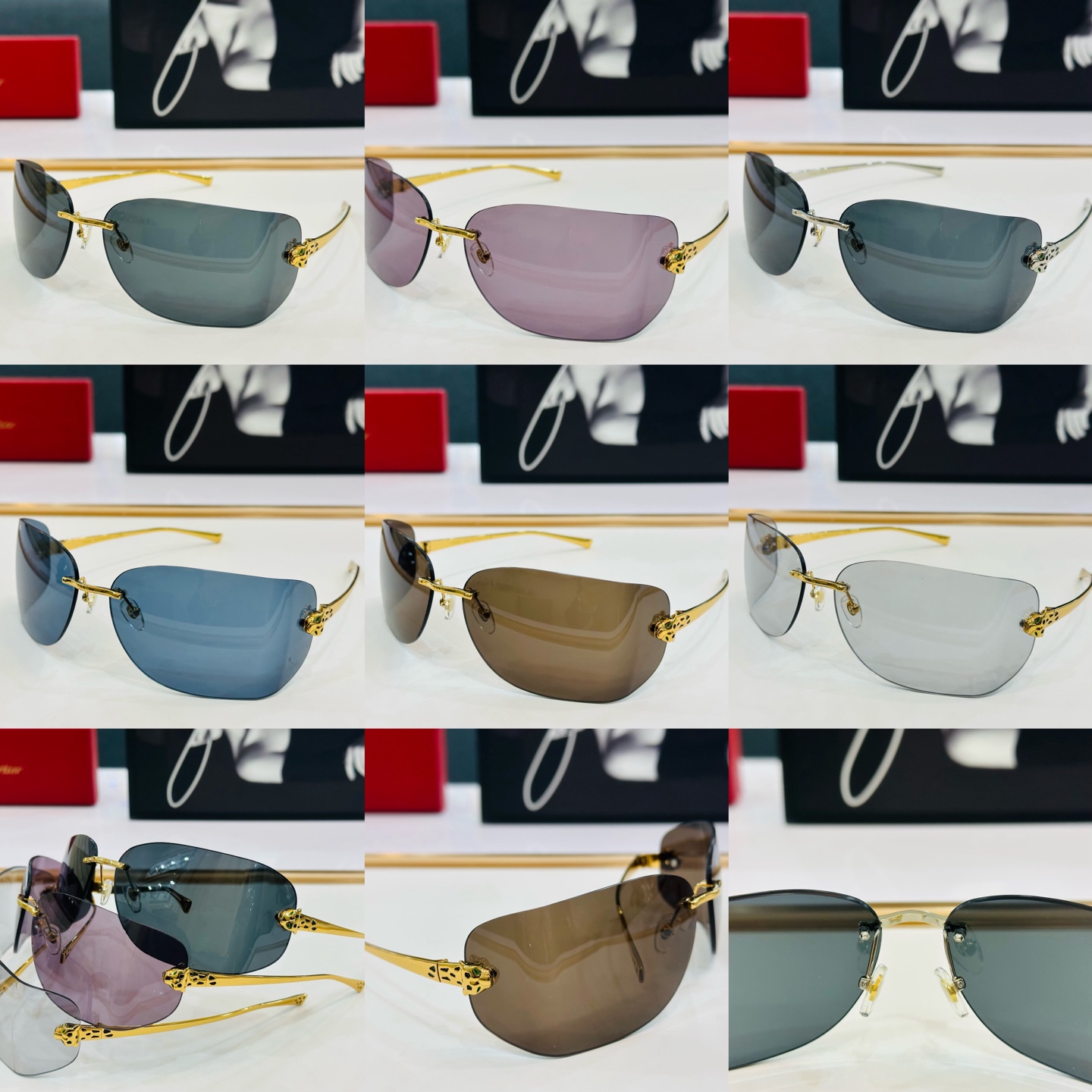 🆕 原版Cartie* 卡家 官网经典款 太阳镜 CT0266S Size：65口15-115 电镀工艺