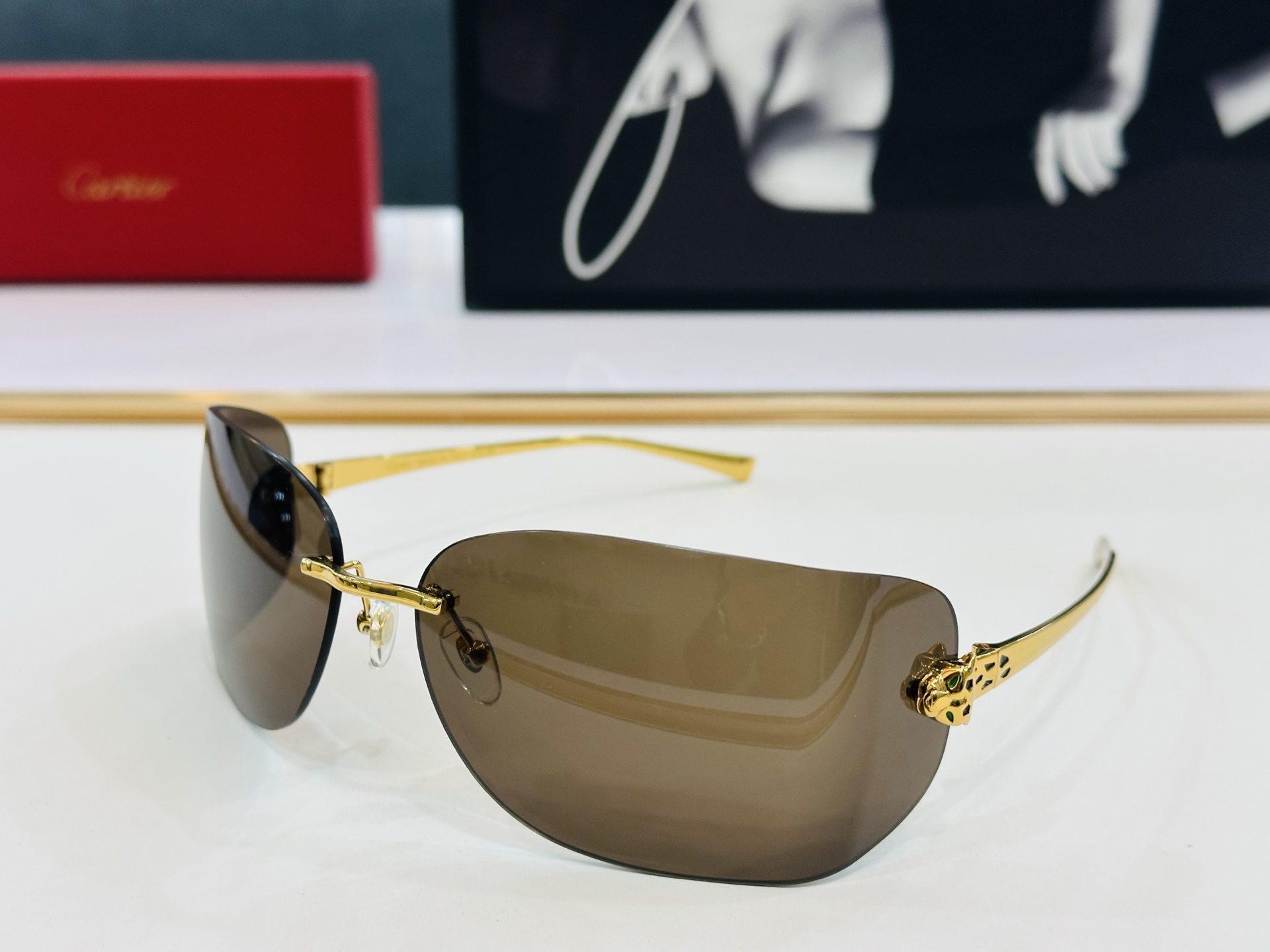 🆕 原版Cartie* 卡家 官网经典款 太阳镜 CT0266S Size：65口15-115 电镀工艺