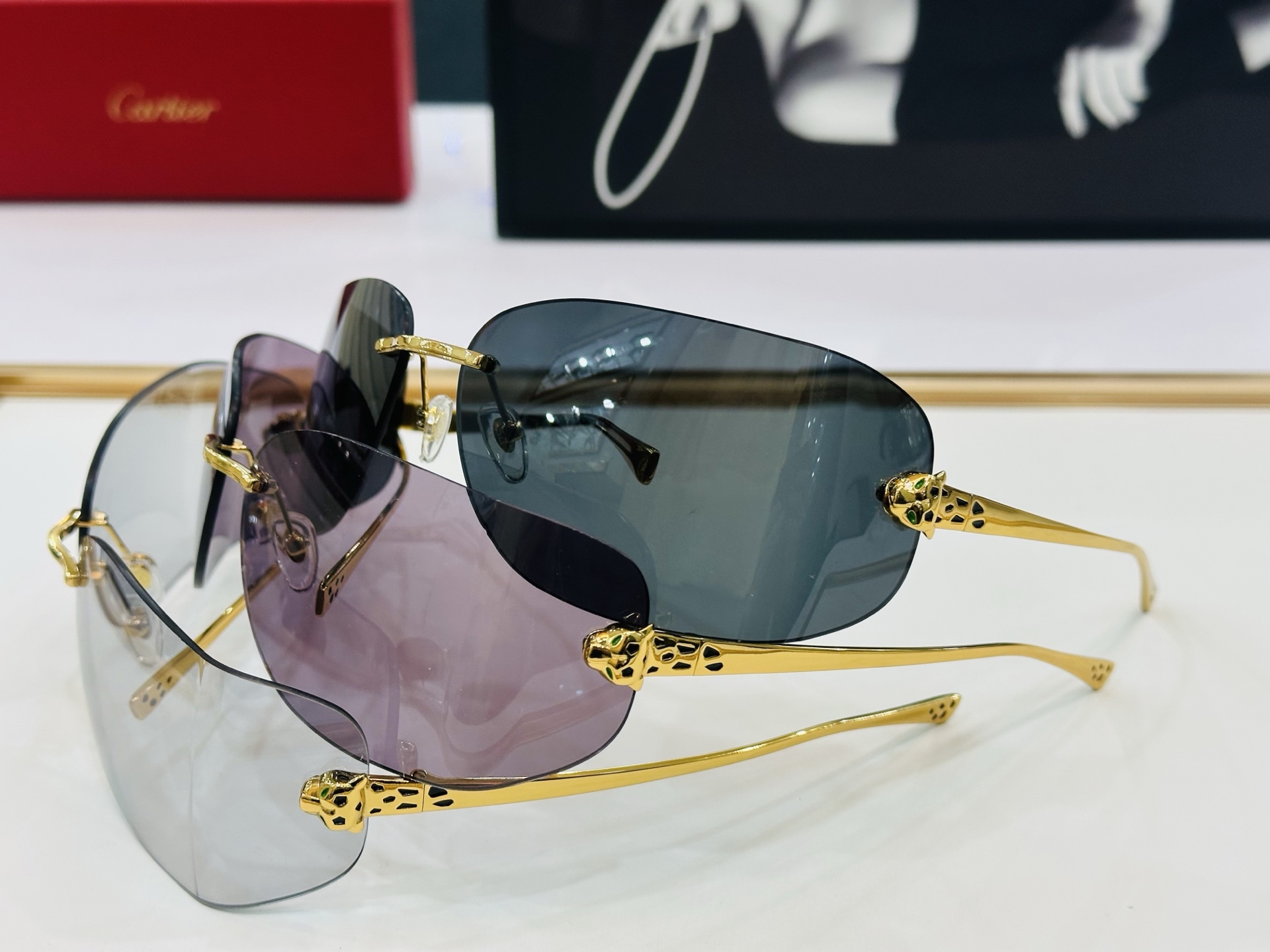 🆕 原版Cartie* 卡家 官网经典款 太阳镜 CT0266S Size：65口15-115 电镀工艺