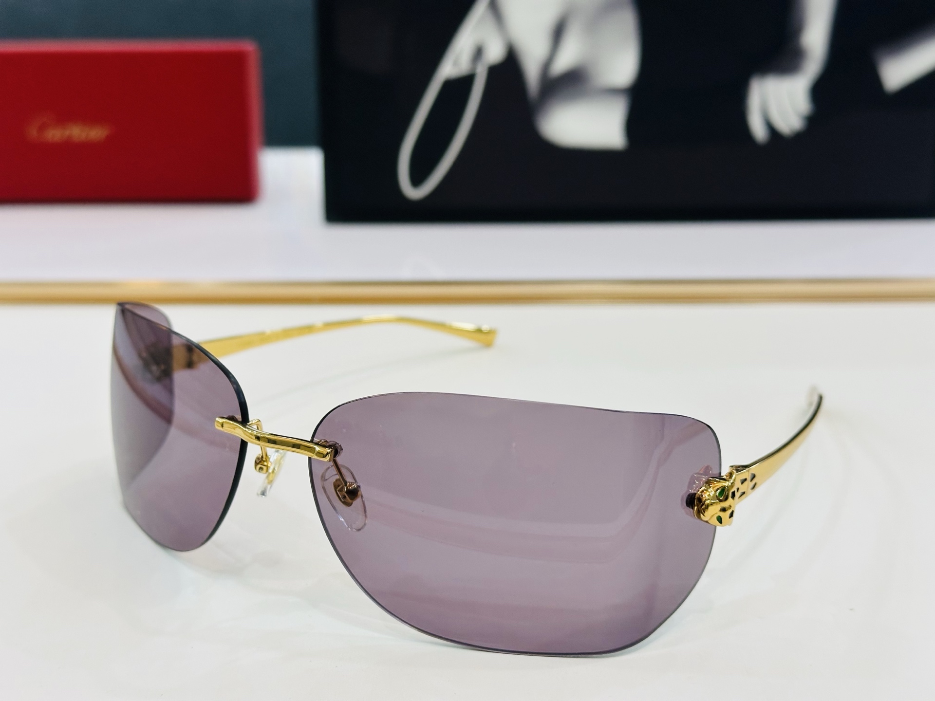 🆕 原版Cartie* 卡家 官网经典款 太阳镜 CT0266S Size：65口15-115 电镀工艺