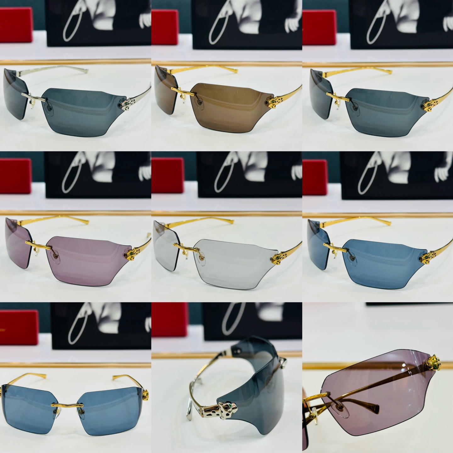 🆕 原版Cartie* 卡家 官网经典款 太阳镜 CT0268S Size：64口15-115 电镀工艺