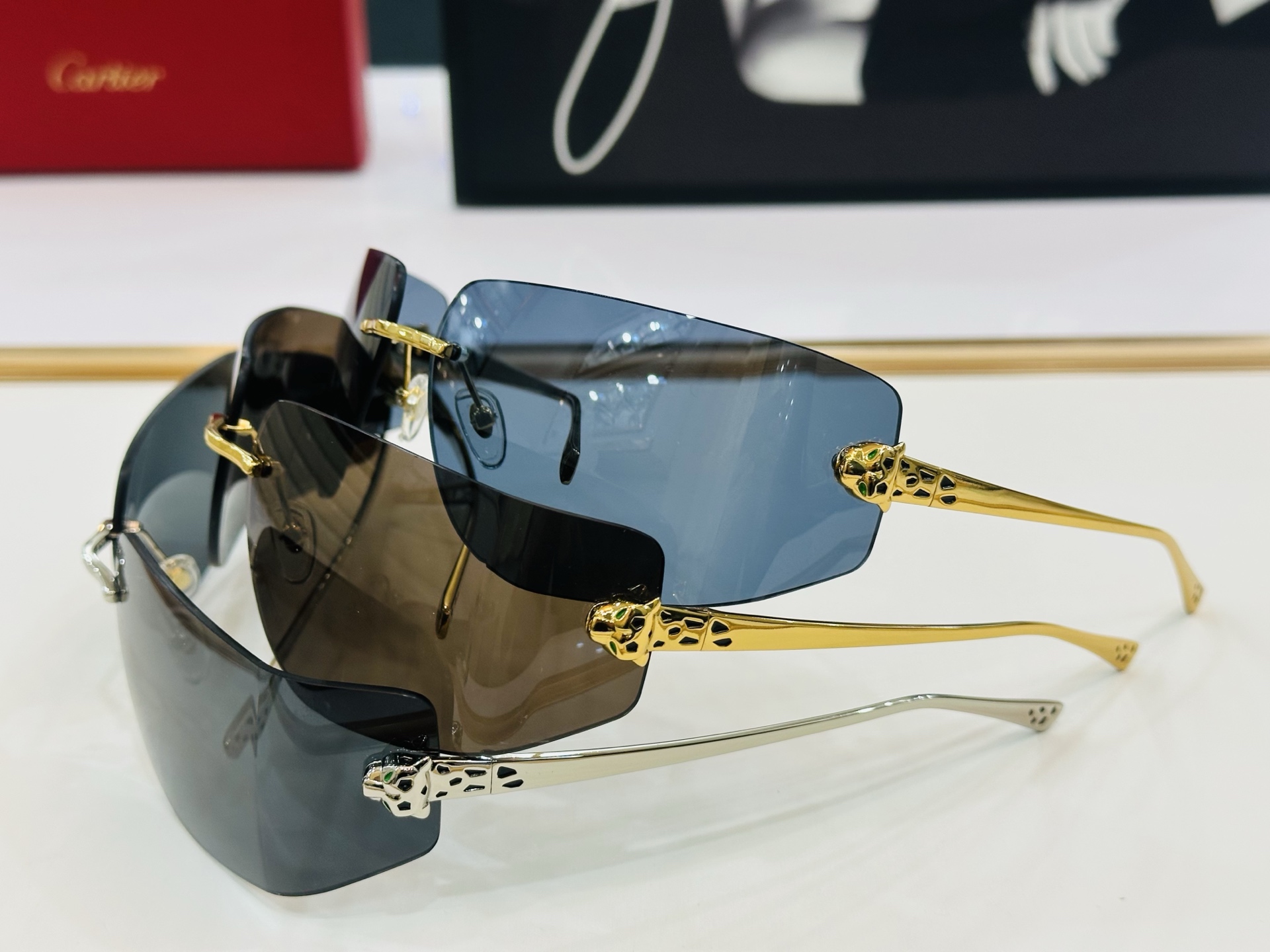 🆕 原版Cartie* 卡家 官网经典款 太阳镜 CT0268S Size：64口15-115 电镀工艺