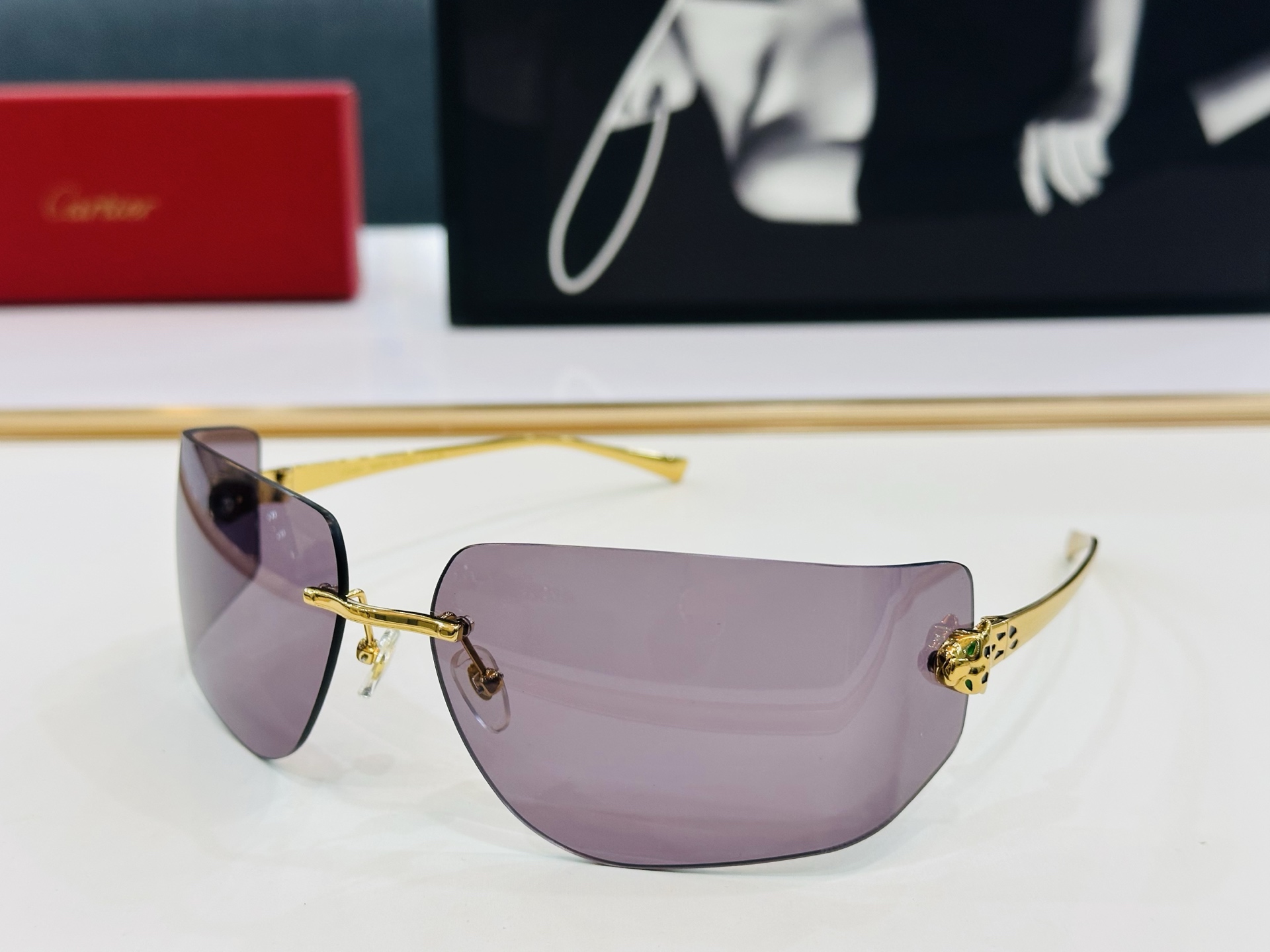 🆕 原版Cartie* 卡家 官网经典款 太阳镜 CT0268S Size：64口15-115 电镀工艺