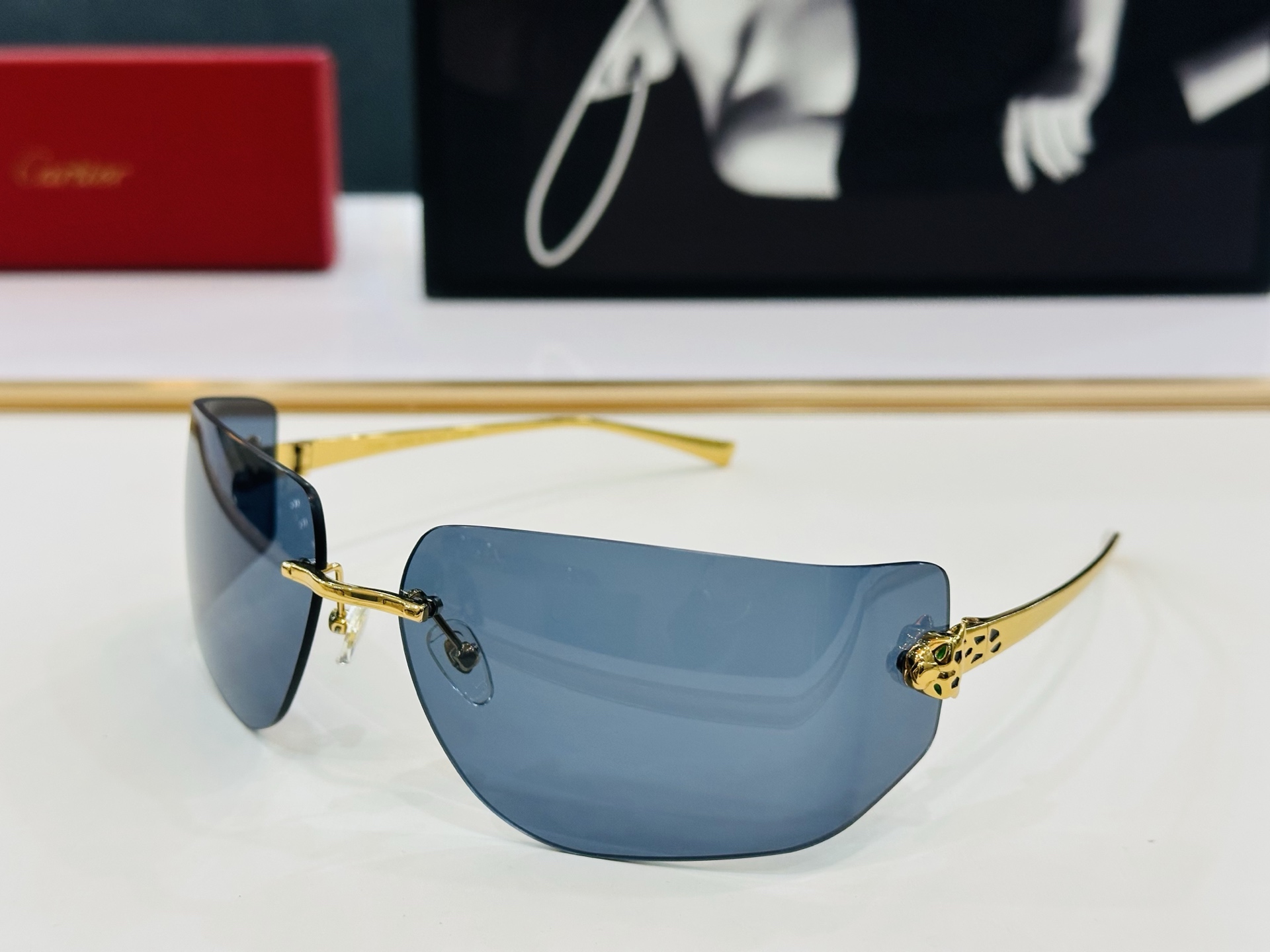 🆕 原版Cartie* 卡家 官网经典款 太阳镜 CT0268S Size：64口15-115 电镀工艺