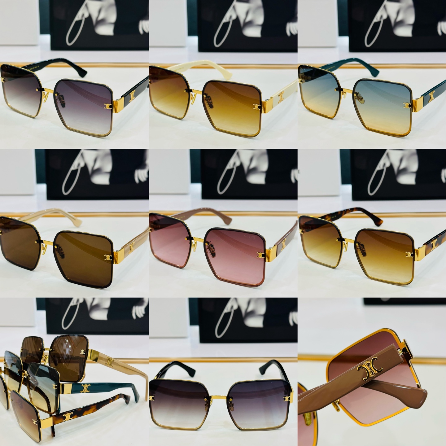 CELINE】赛琳 CL40238 Size：53口20-146   一直热销的款式，欧美风 光泽度好 