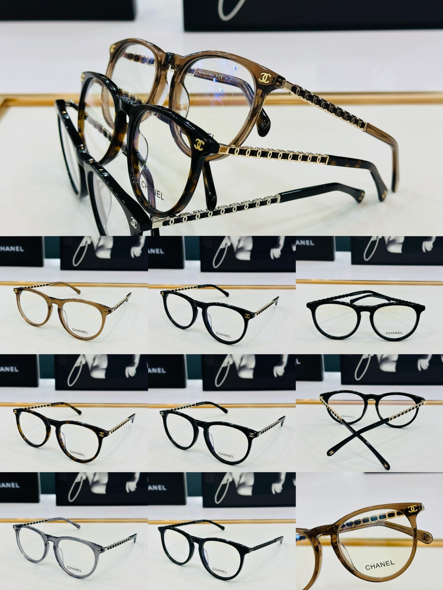 🆕 【CHANE*/香家】MODELCH3486 size：52口19-145 💅🏻💓B 配光镜 